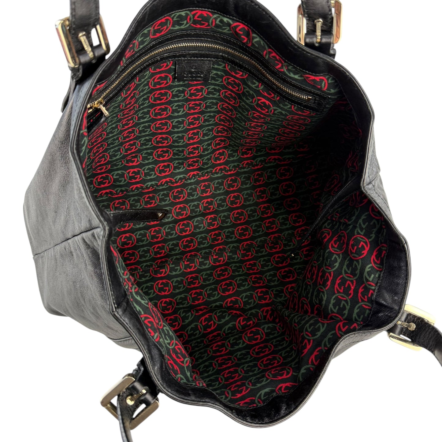 Gucci GG Leather Britt Tote Bag