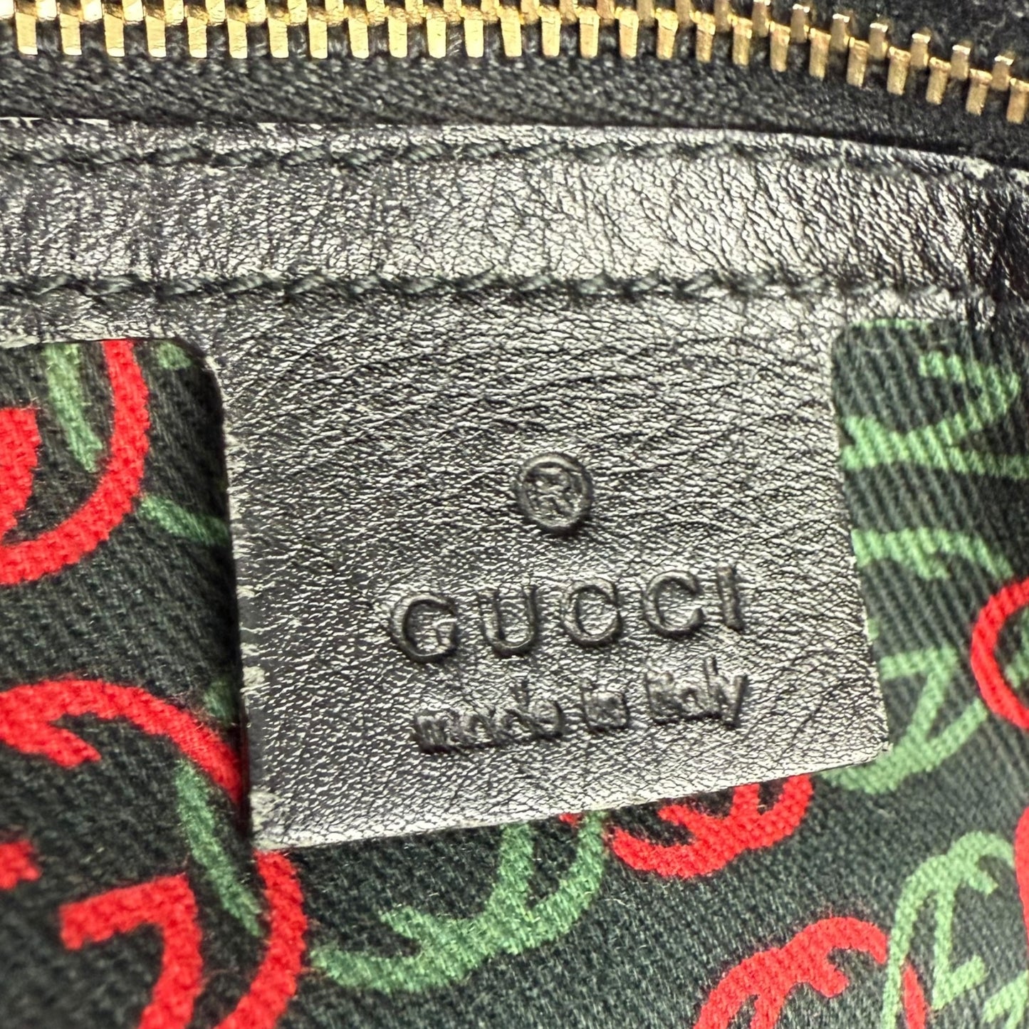 Gucci GG Leather Britt Tote Bag