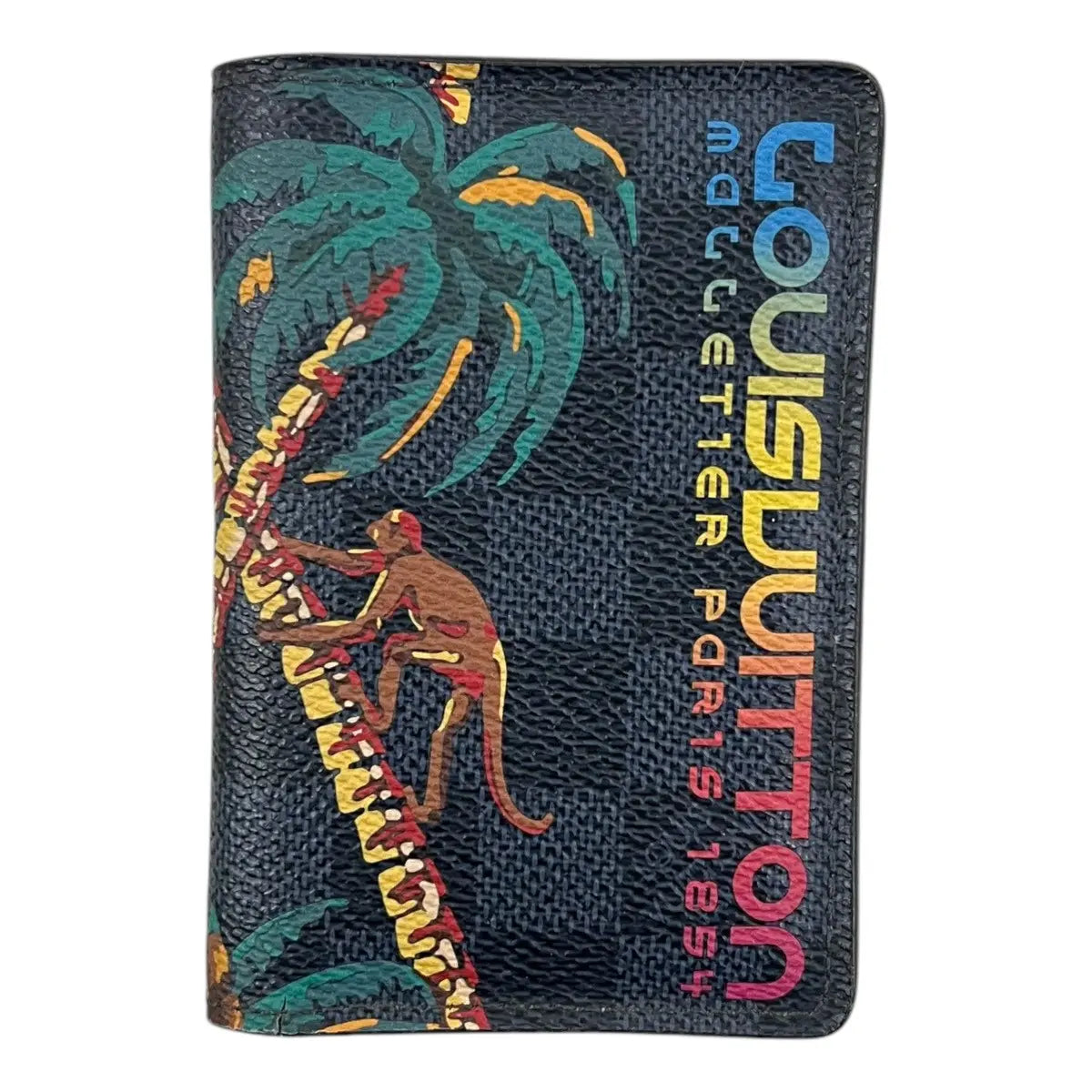 Louis Vuitton Damier Cobalt Jungle Pocket Organizer Card Holder Wallet