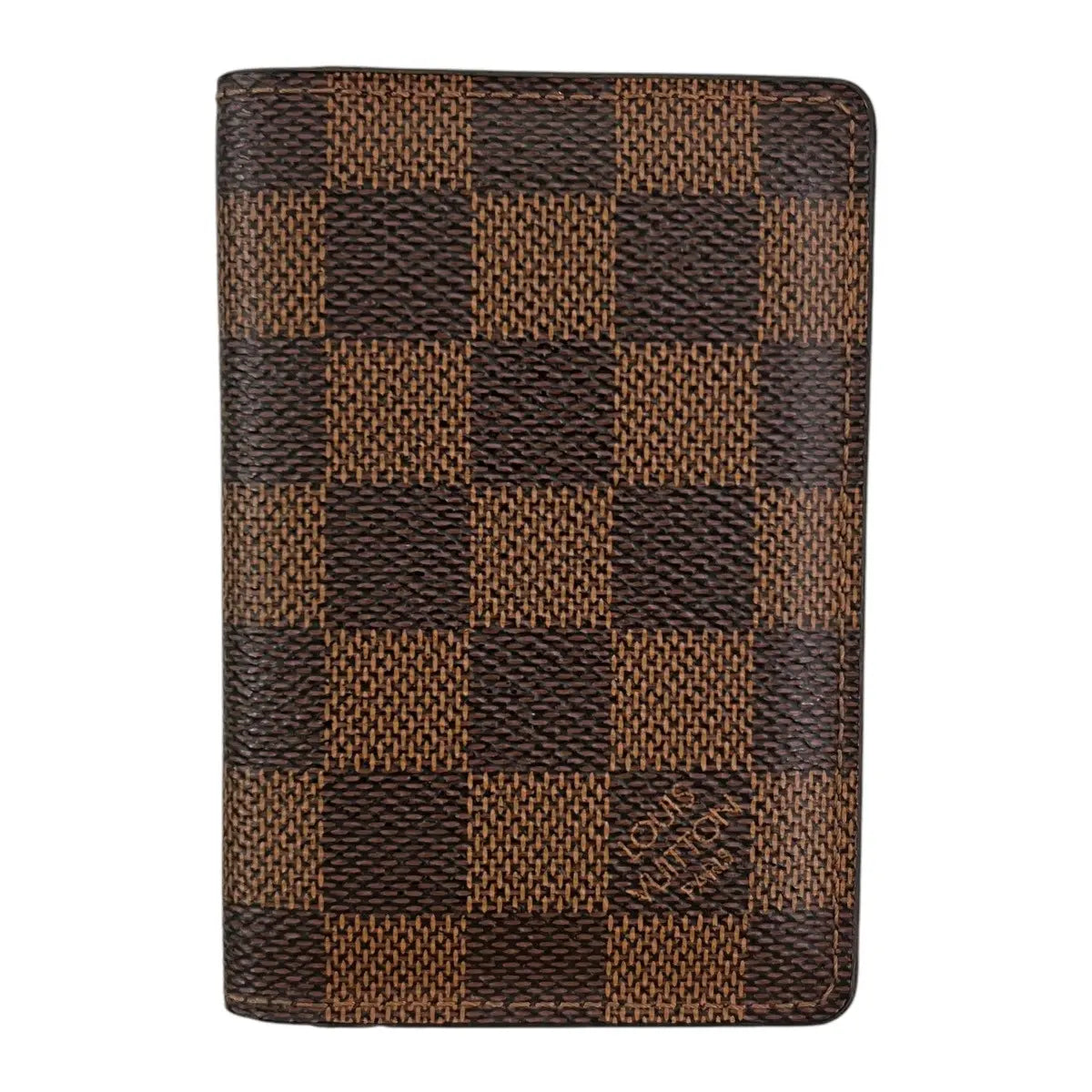 Louis Vuitton Damier Ebene Pocket Organizer Card Holder Wallet