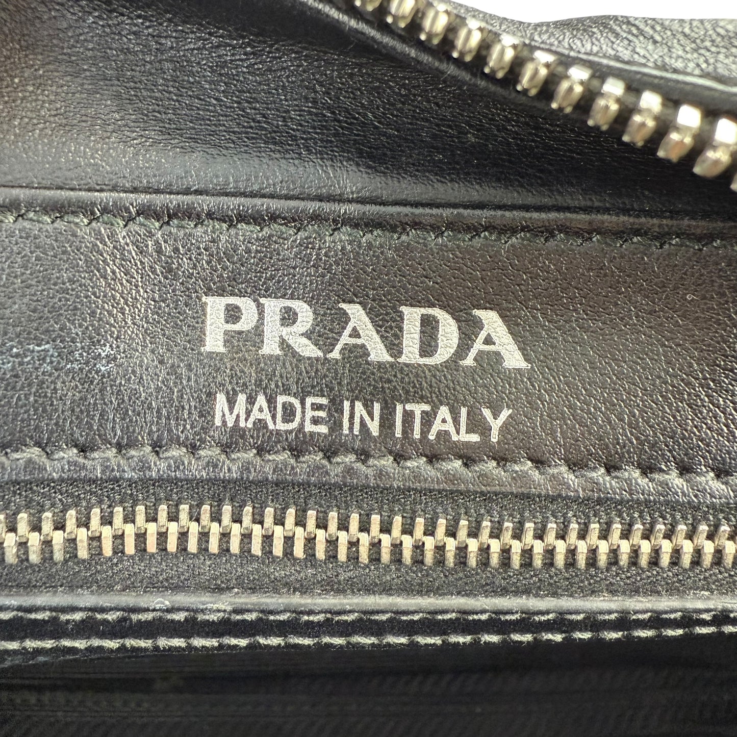 Prada Racing Logo Leather Crossbody Shoulder Bag