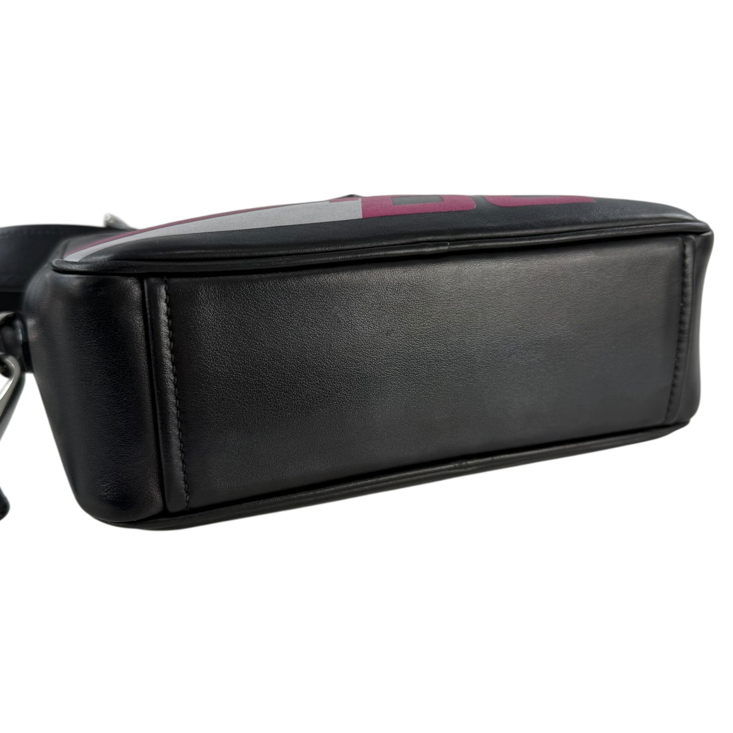 Prada Racing Logo Leather Crossbody Shoulder Bag