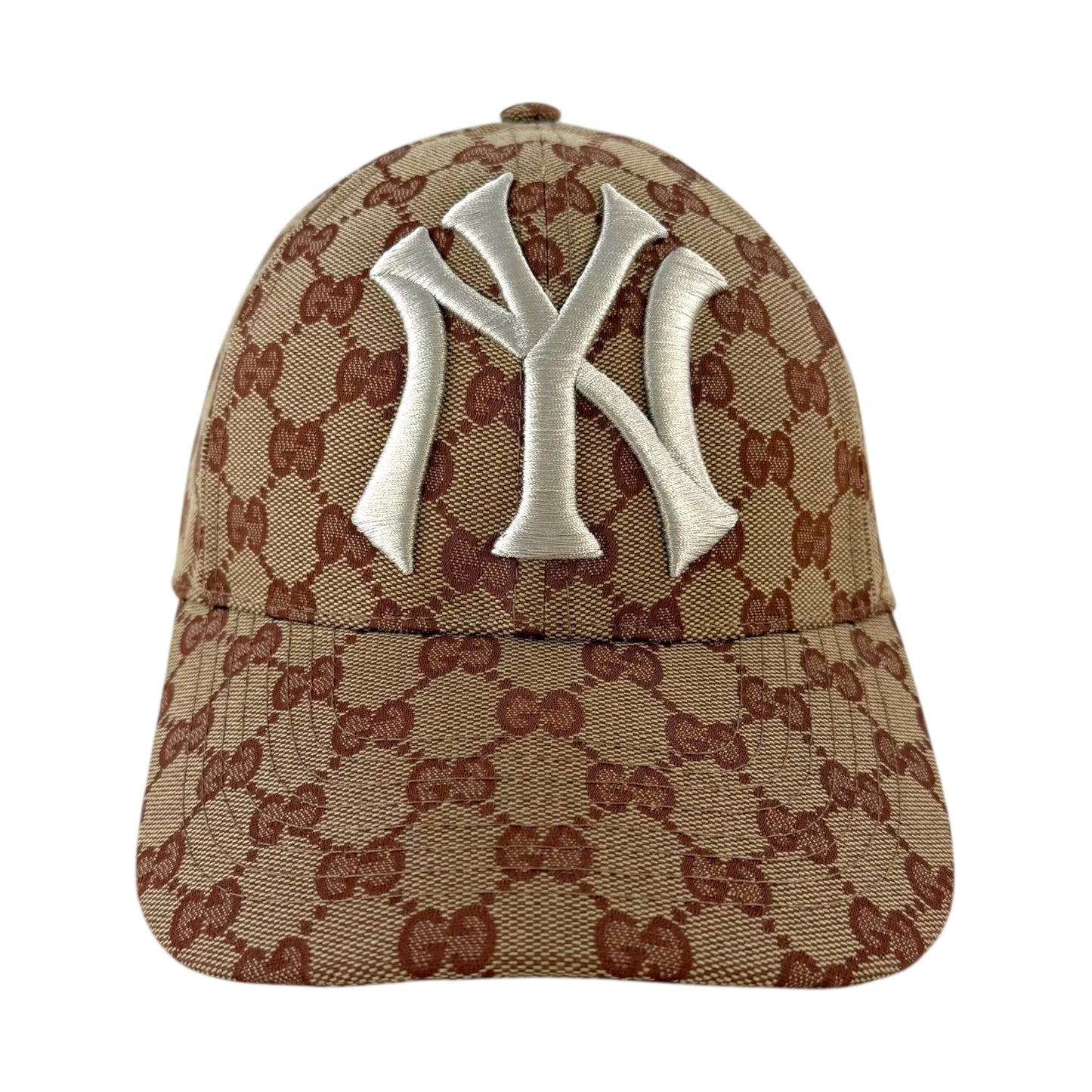 Gucci x MLB NY Yankees Monogram Baseball Cap Hat