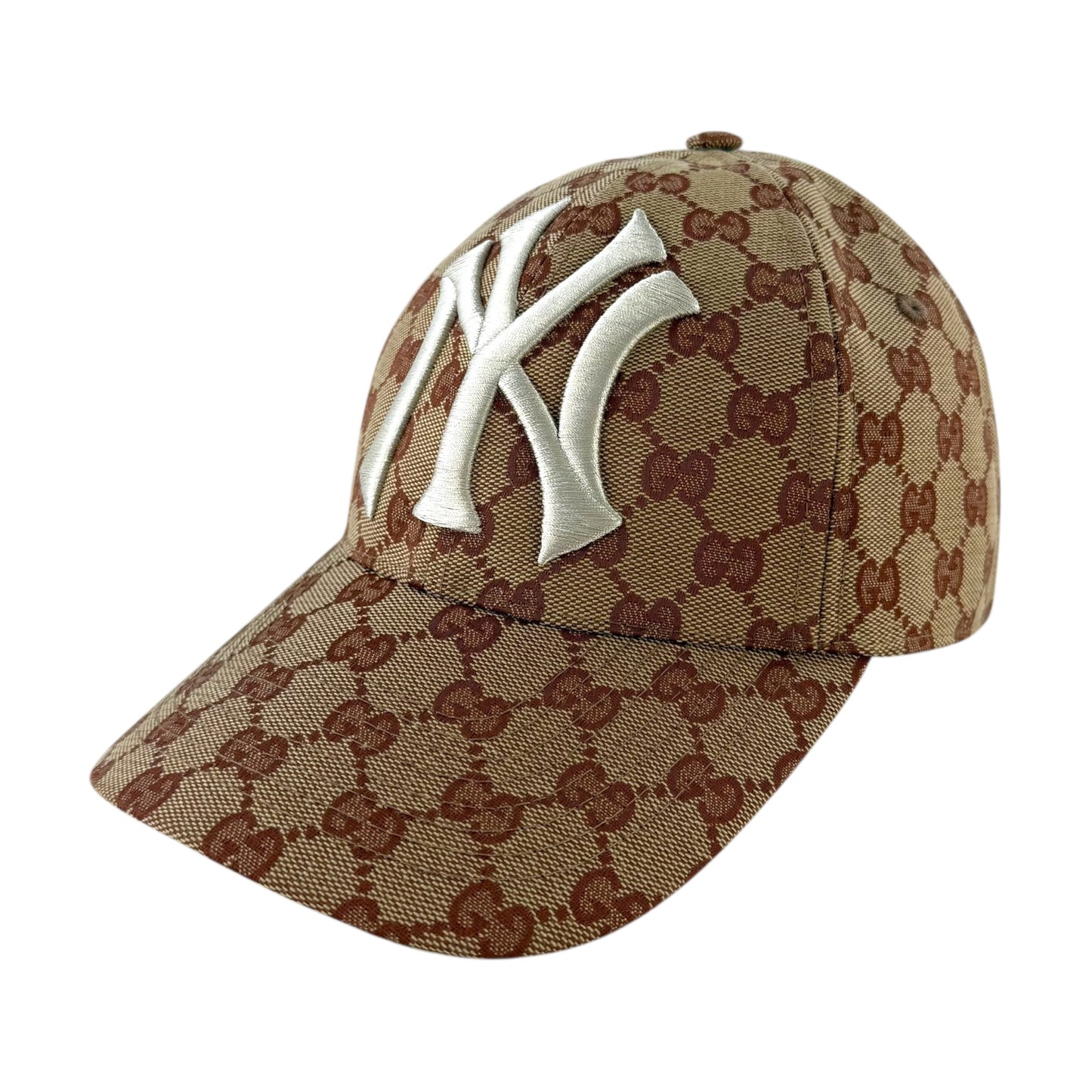 Gucci x MLB NY Yankees Monogram Baseball Cap Hat