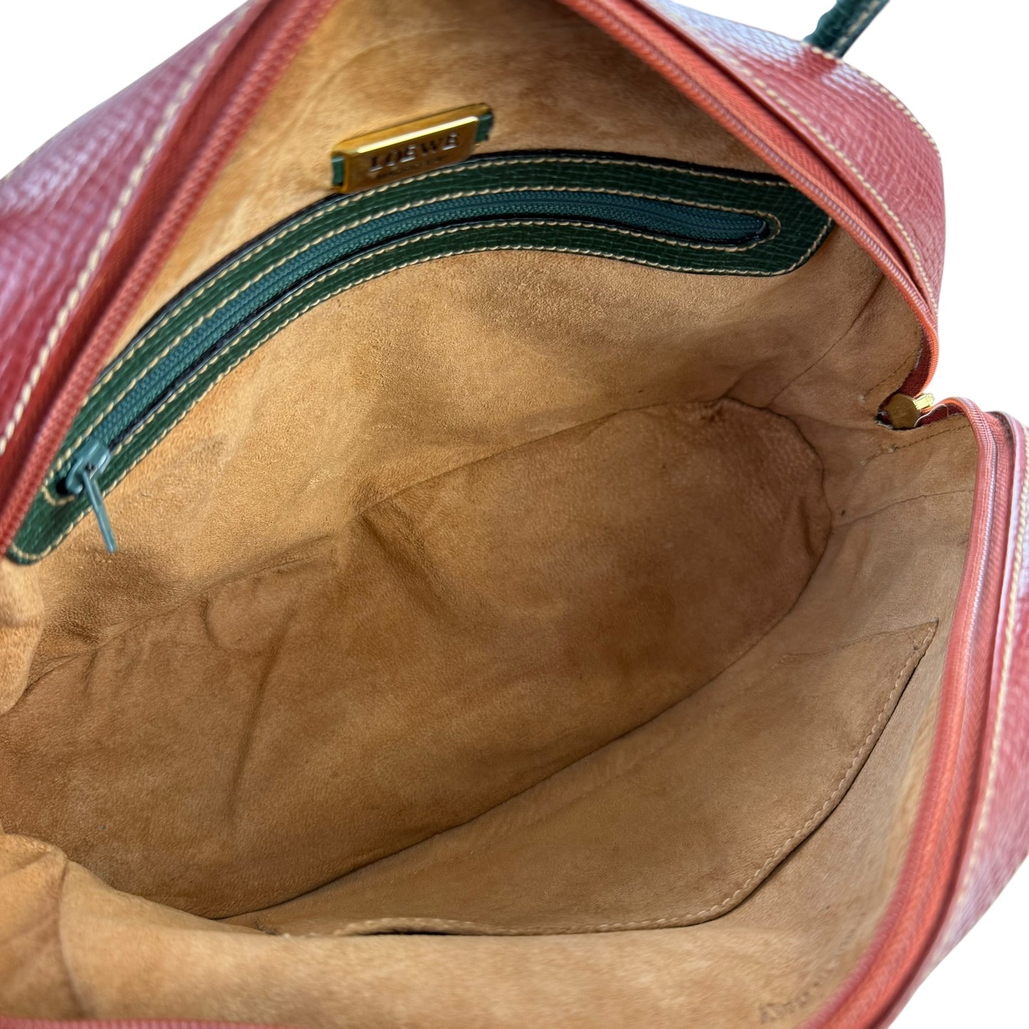 Loewe Leather Top Handle Shoulder Bag