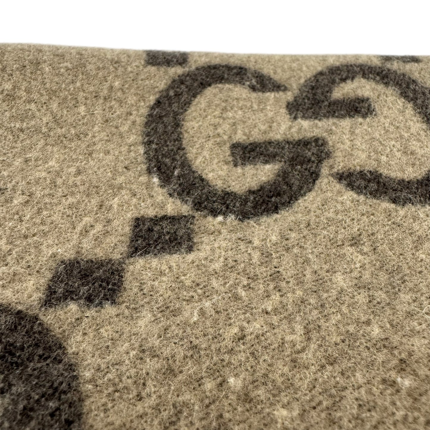 Gucci Monogram Wool & Cashmere Blanket