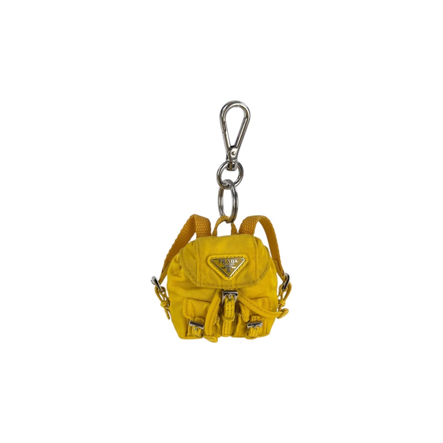 Prada Mini Nylon Backpack Charm