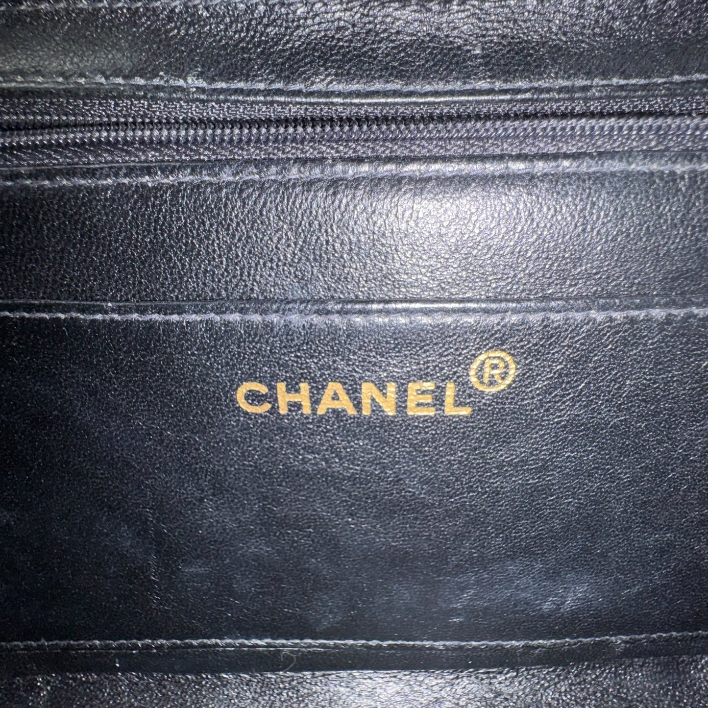 Chanel Vintage Patent Leather Matelasse Chain Backpack