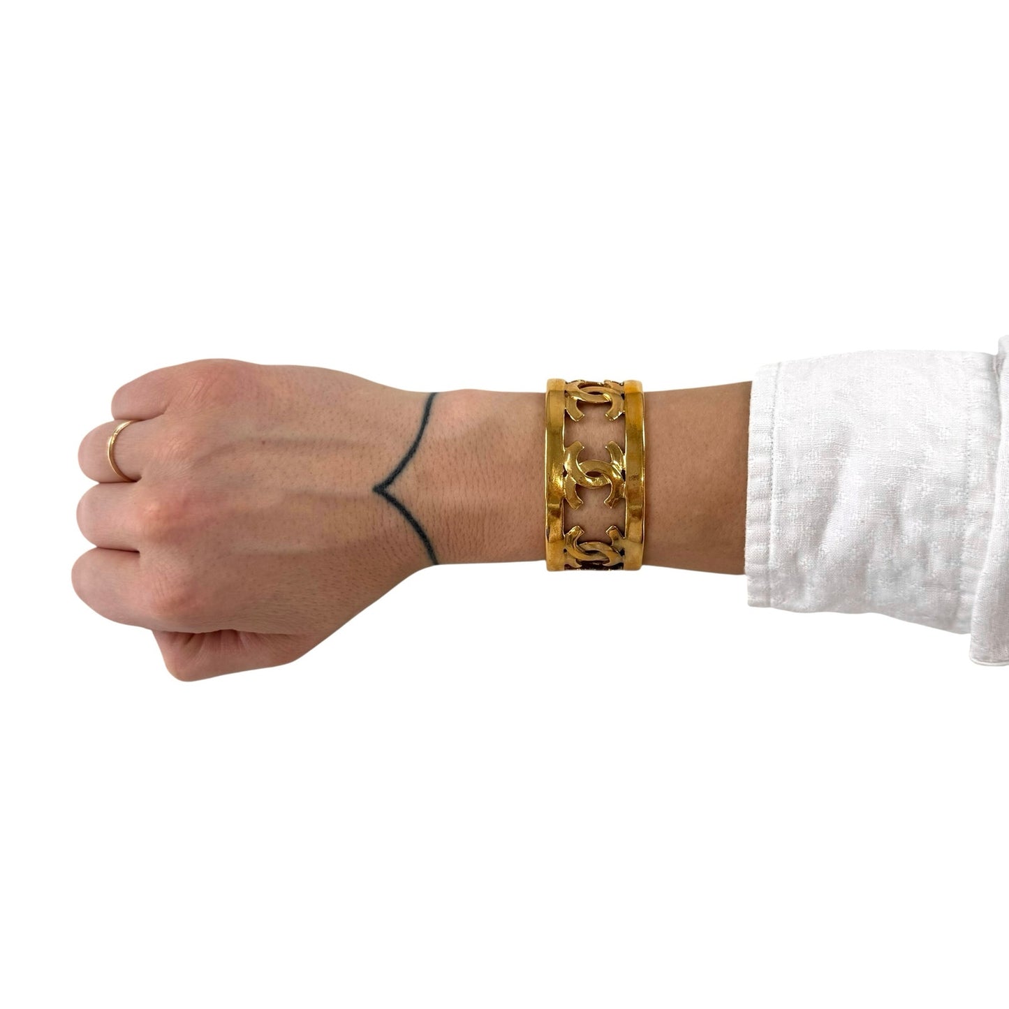 Chanel Vintage CC Bangle