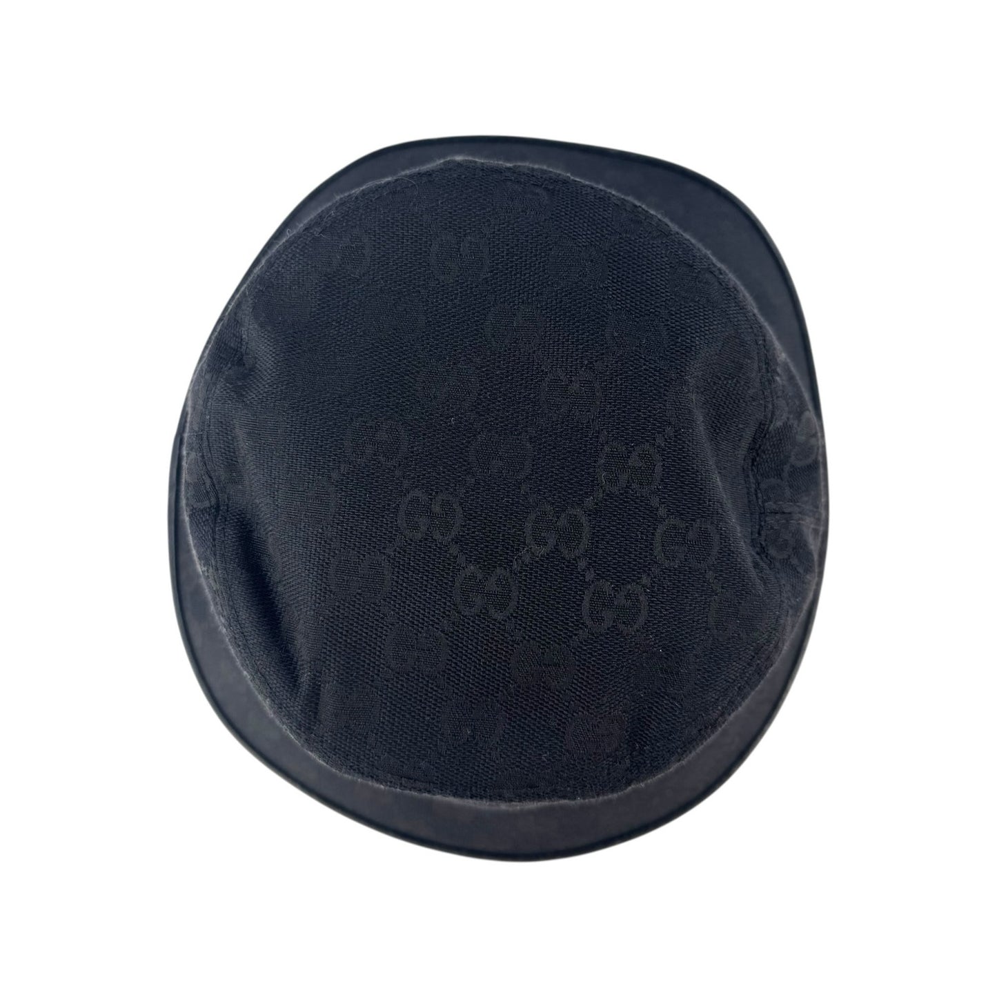 Gucci Monogram Black Bucket Hat