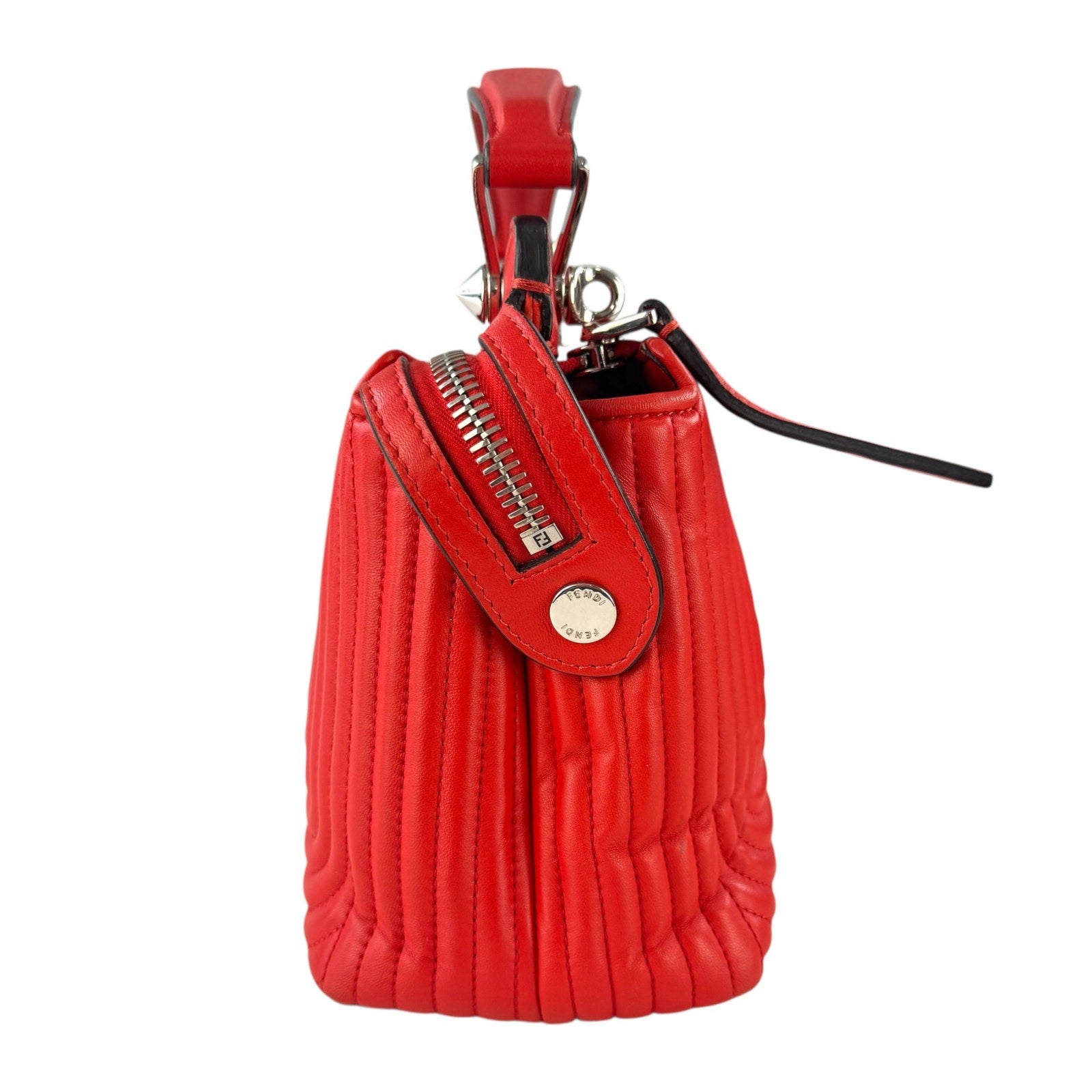 Fendi Dotcom Click Quilted Leather Shoulder Bag