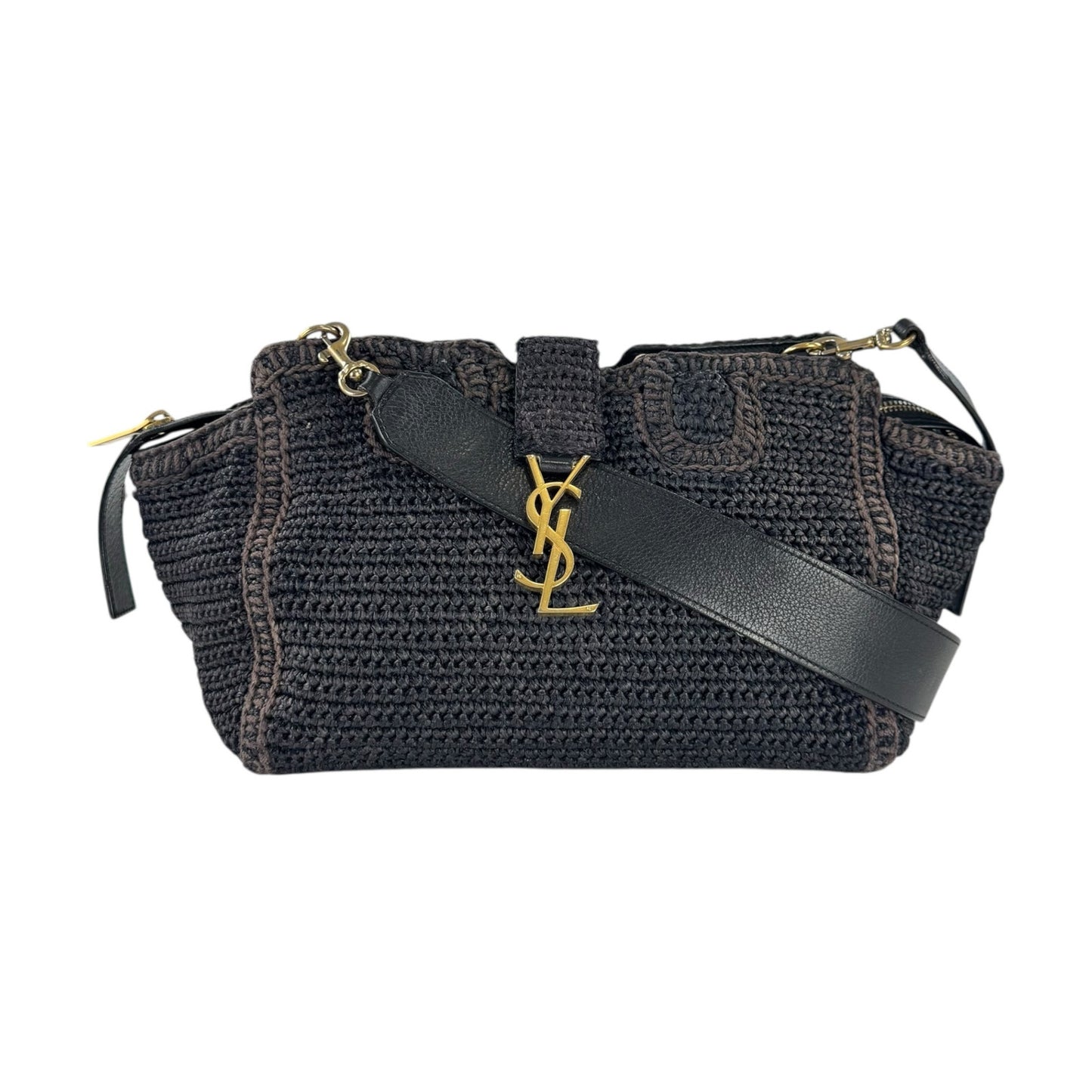 Saint Laurent Raffia Shoulder Bag