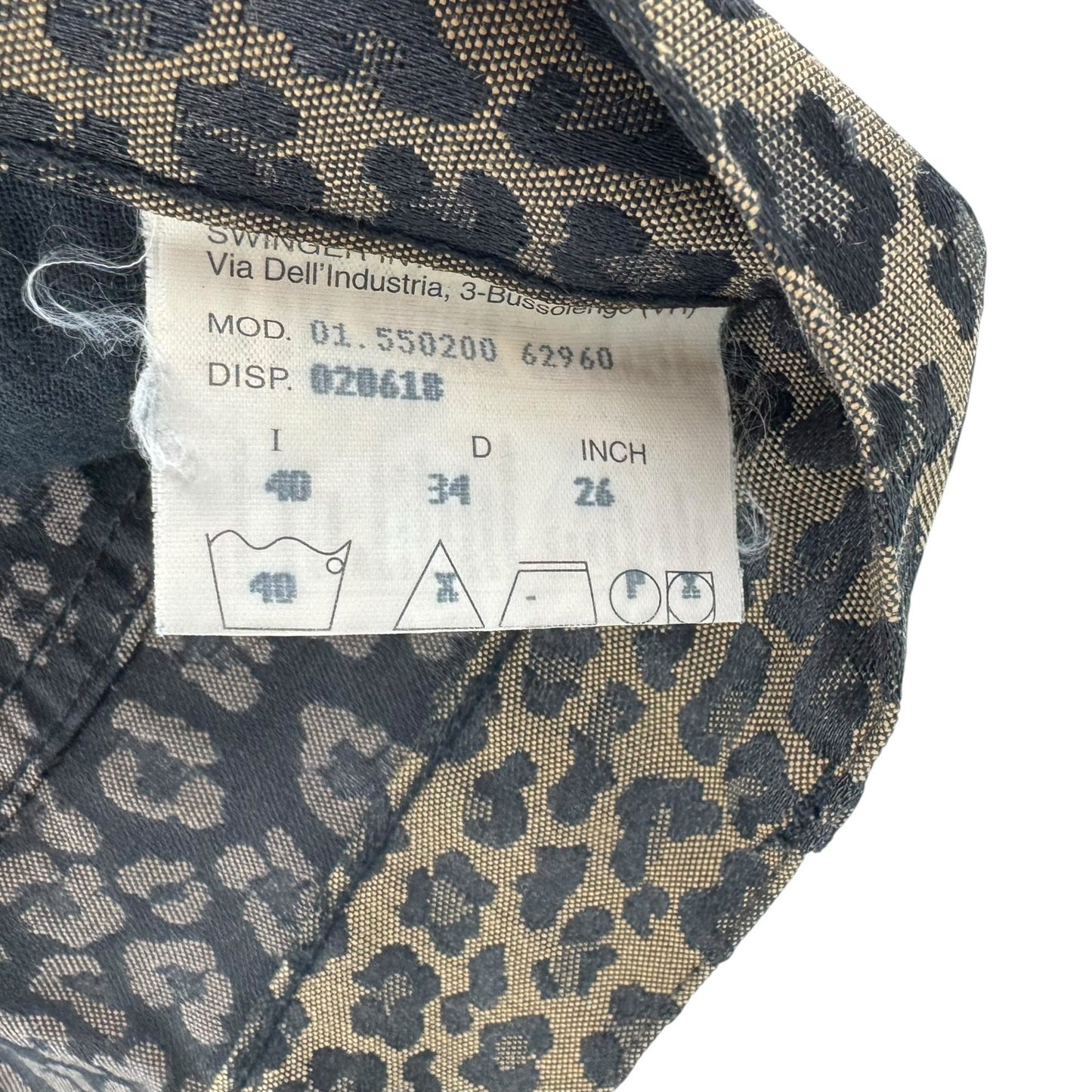 Fendi Vintage Leopard Print Pant