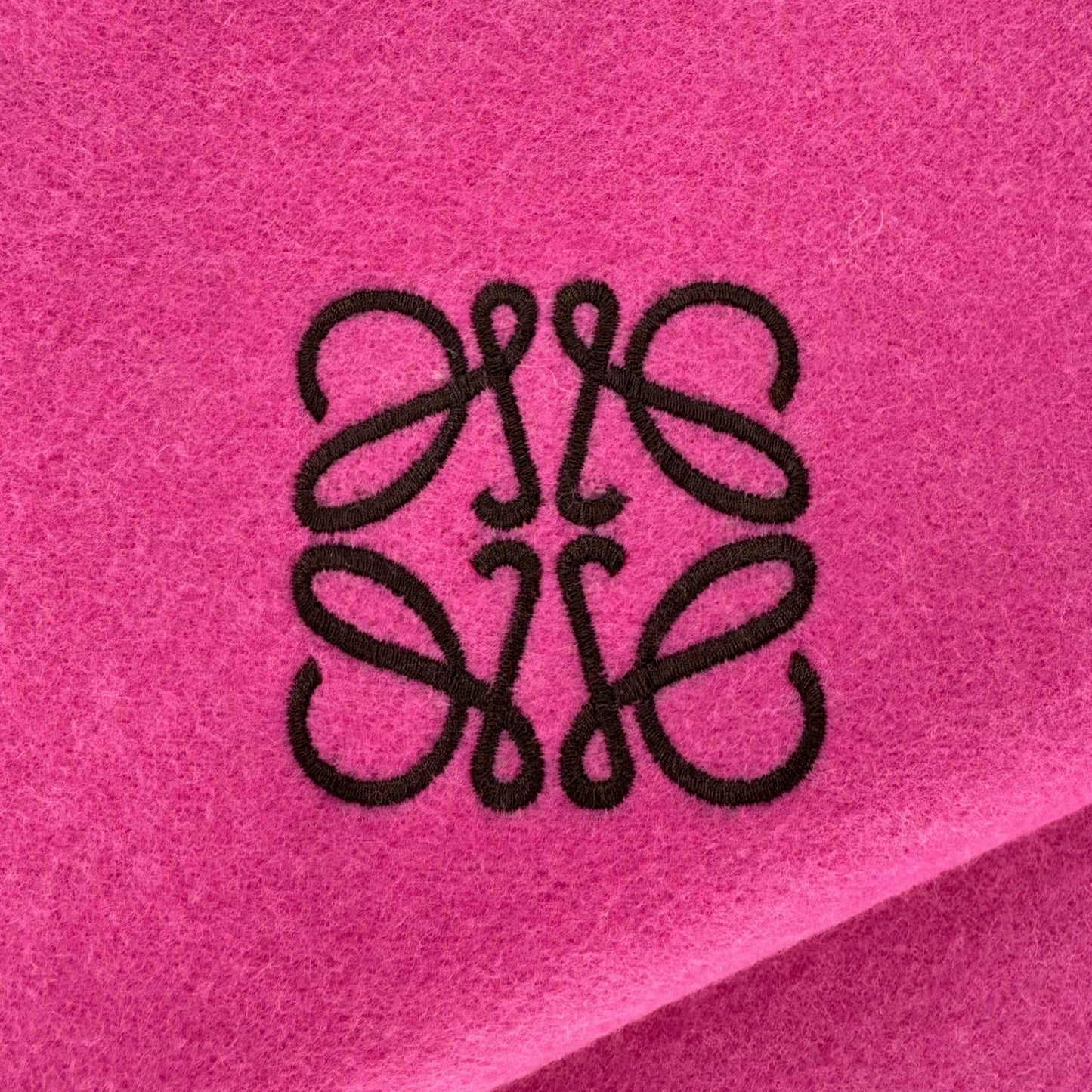 Loewe Pink Wool & Cashmere Scarf