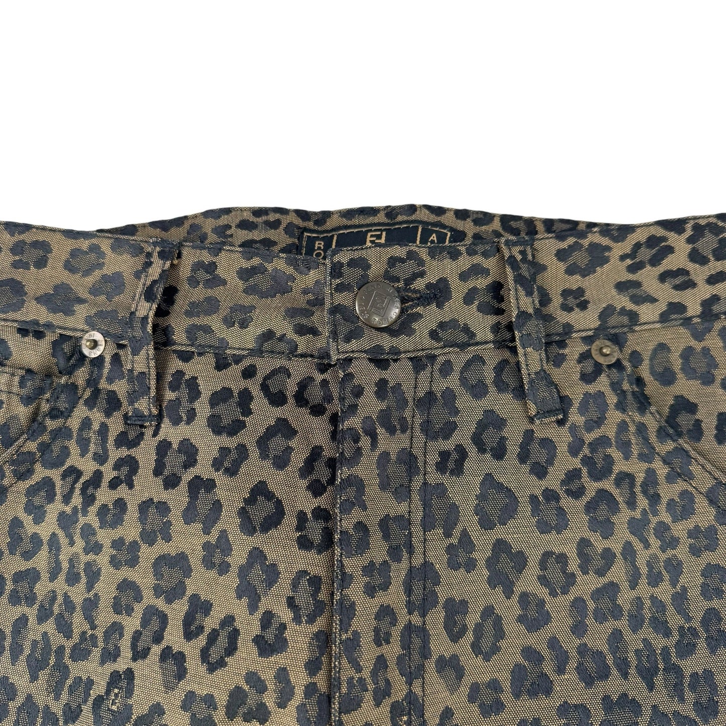 Fendi Vintage Leopard Print Pant