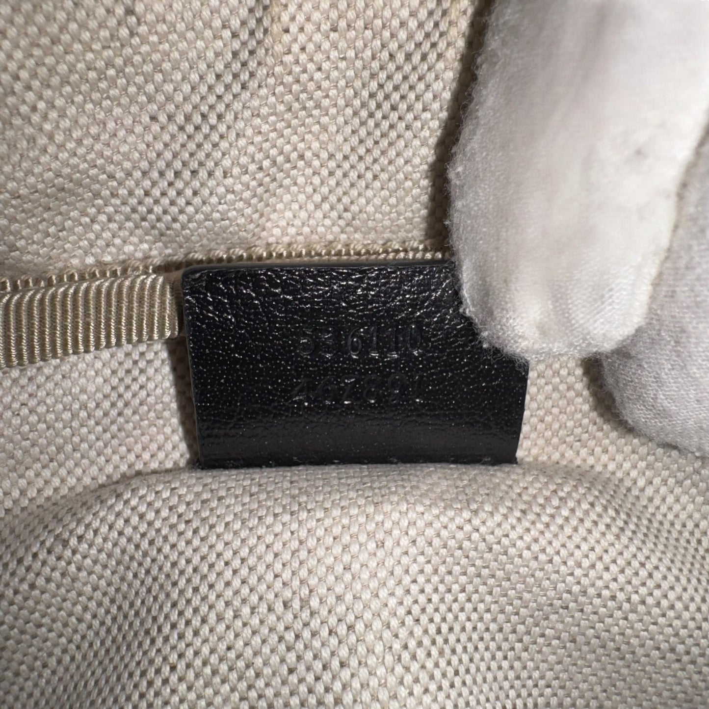 Gucci Leather Basketball Handbag