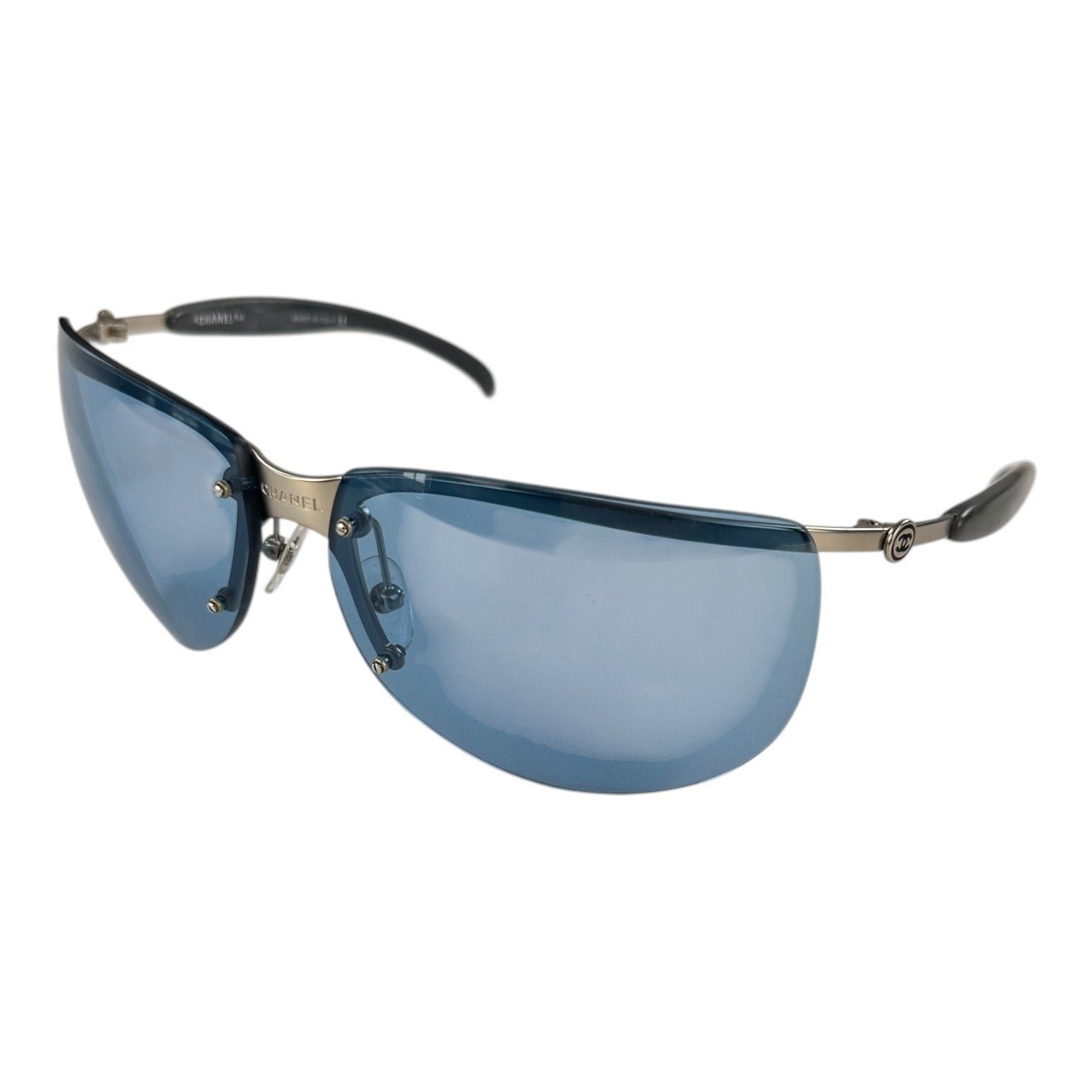 Chanel Vintage Blue Sport Sunglasses