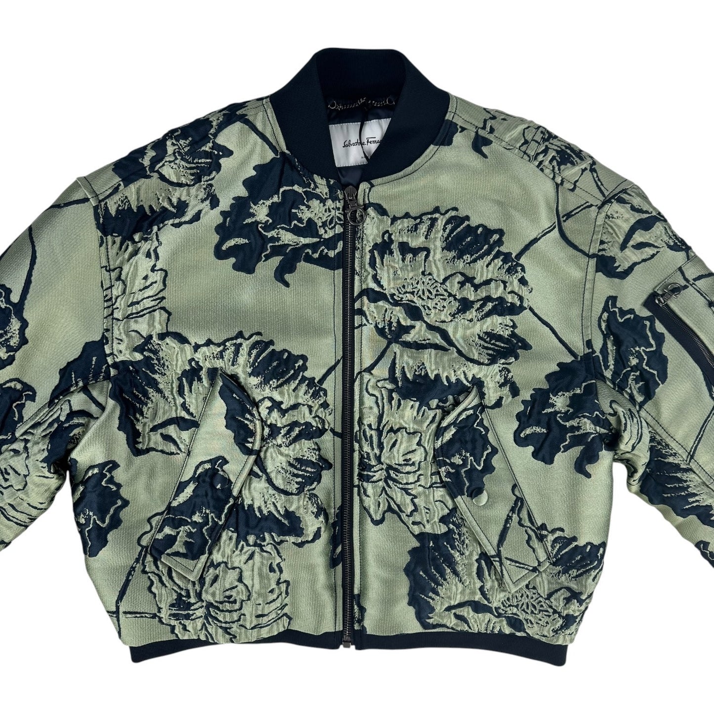 Ferragamo Floral Bomber Jacket