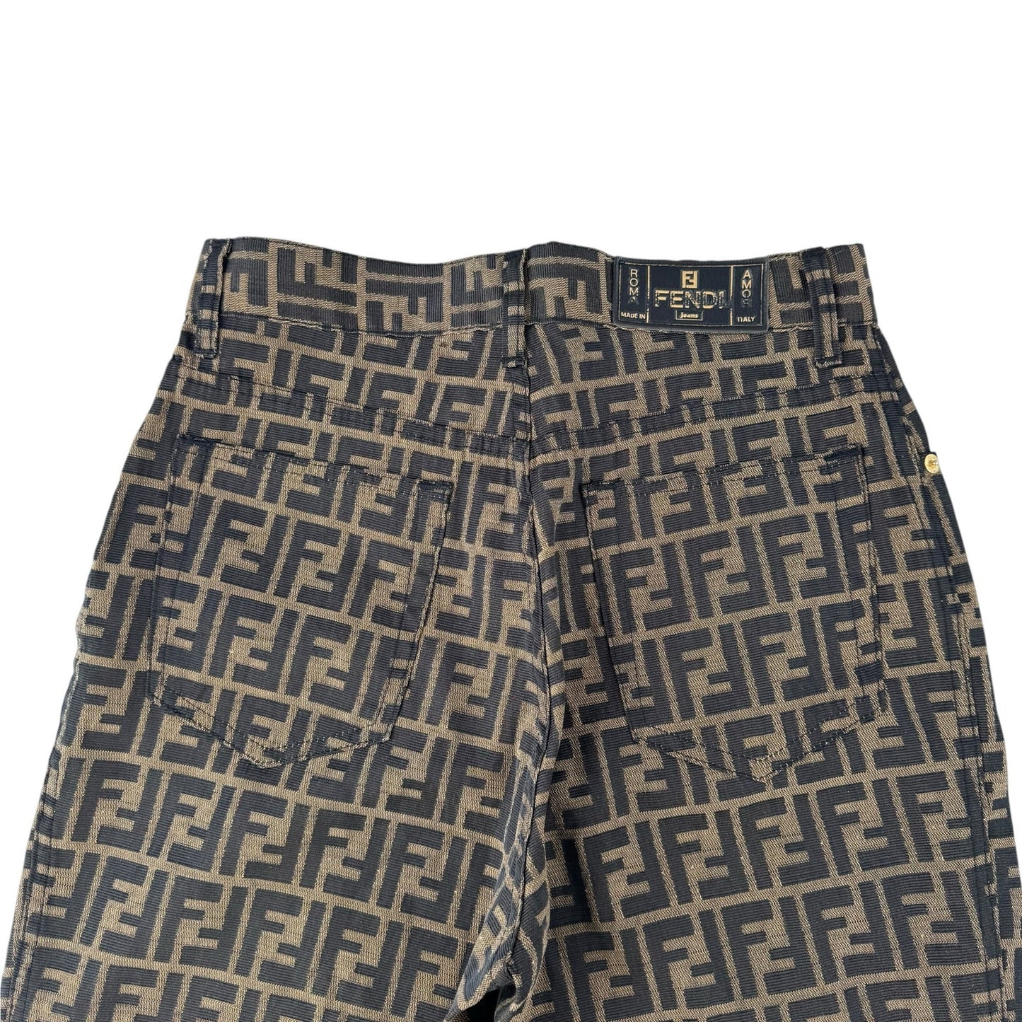 Fendi Vintage Zucca Print Pant