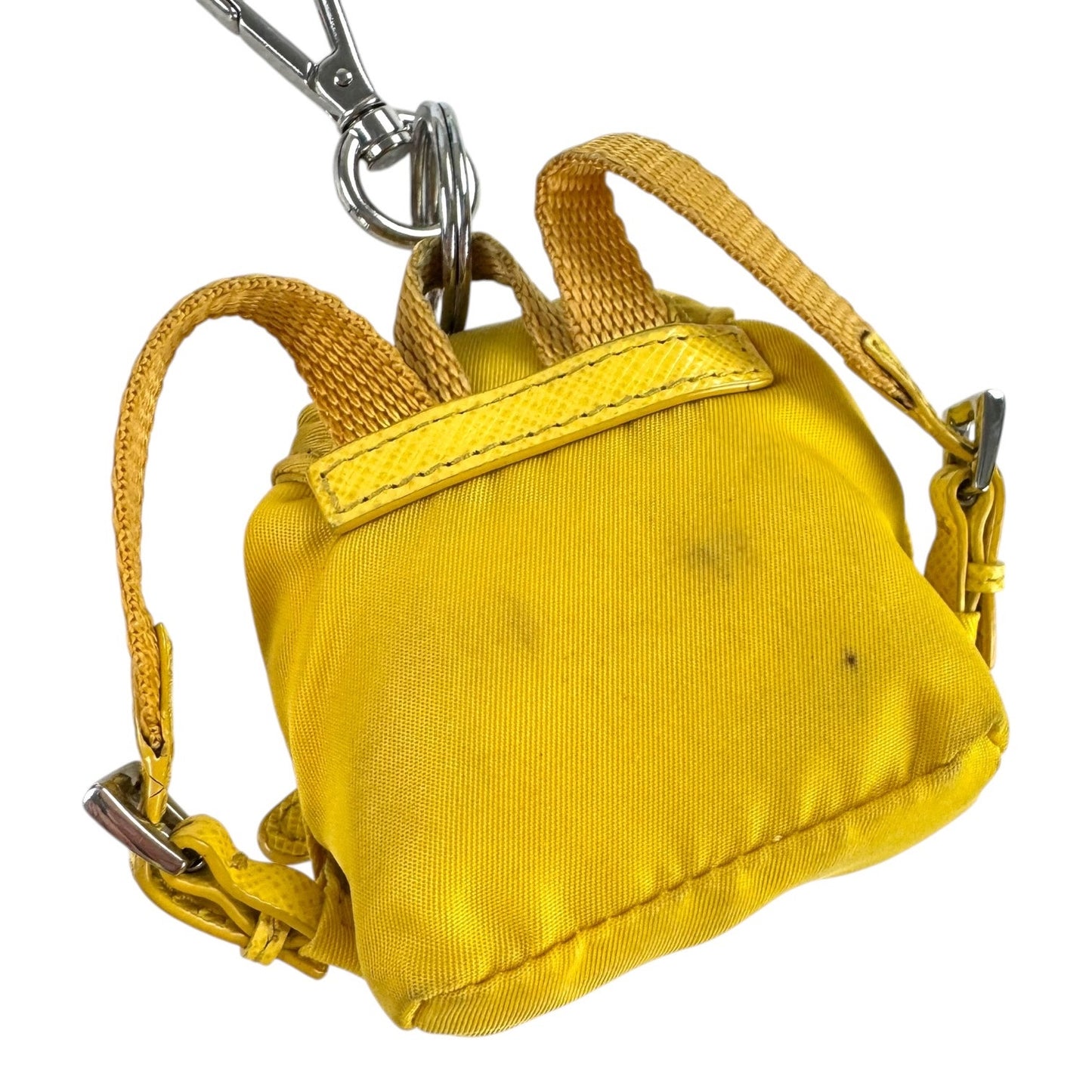 Prada Mini Nylon Backpack Charm