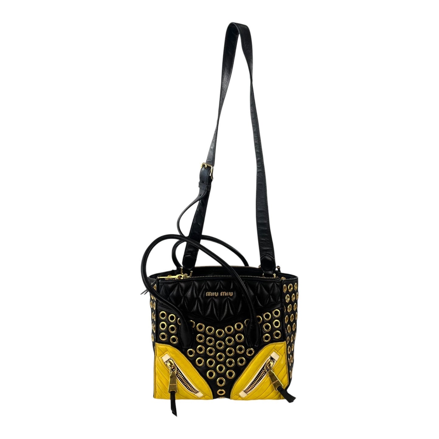 Miu Miu Biker Grommet Tote Bag