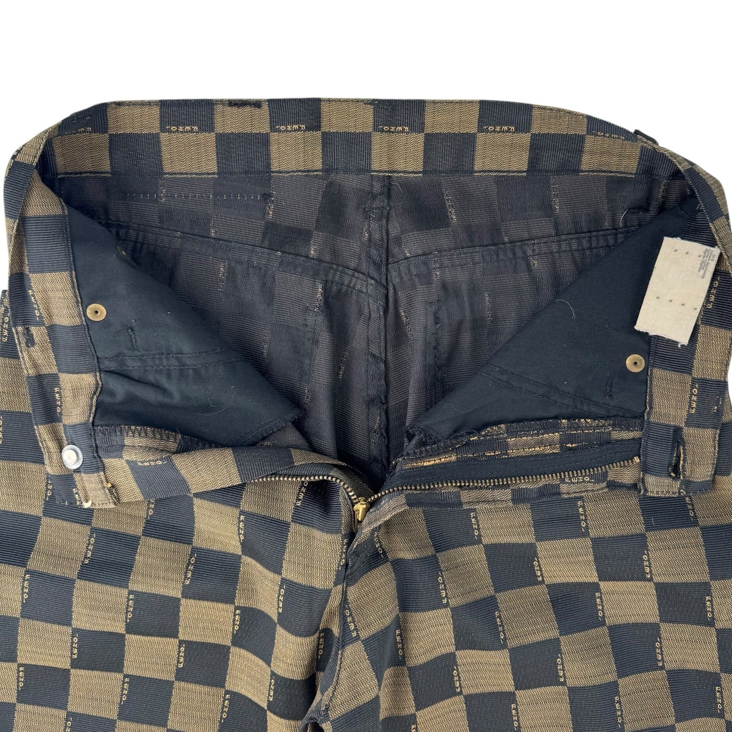 Fendi Vintage Checked Print Pant