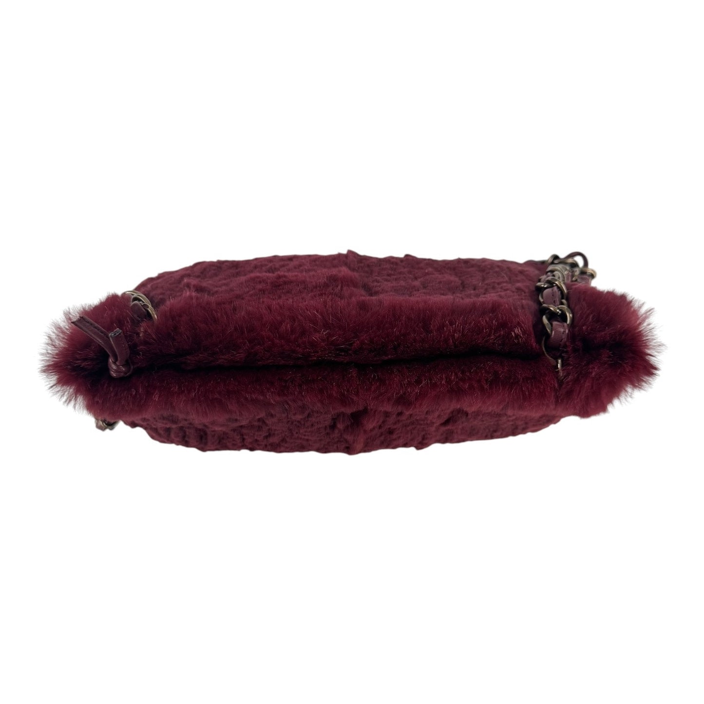 Chanel Vintage Rabbit Fur Shoulder Bag