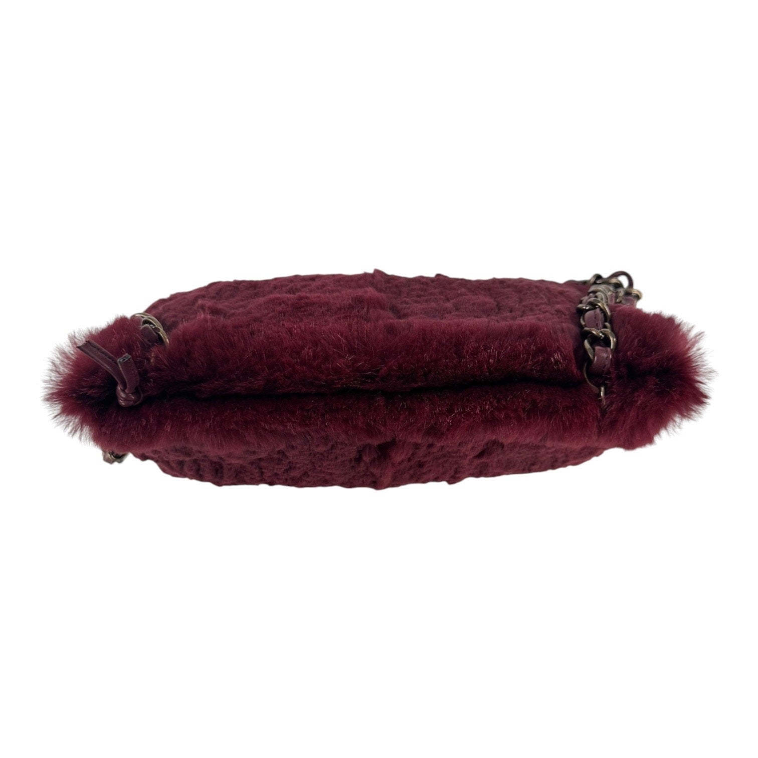 Chanel Vintage Rabbit Fur Shoulder Bag