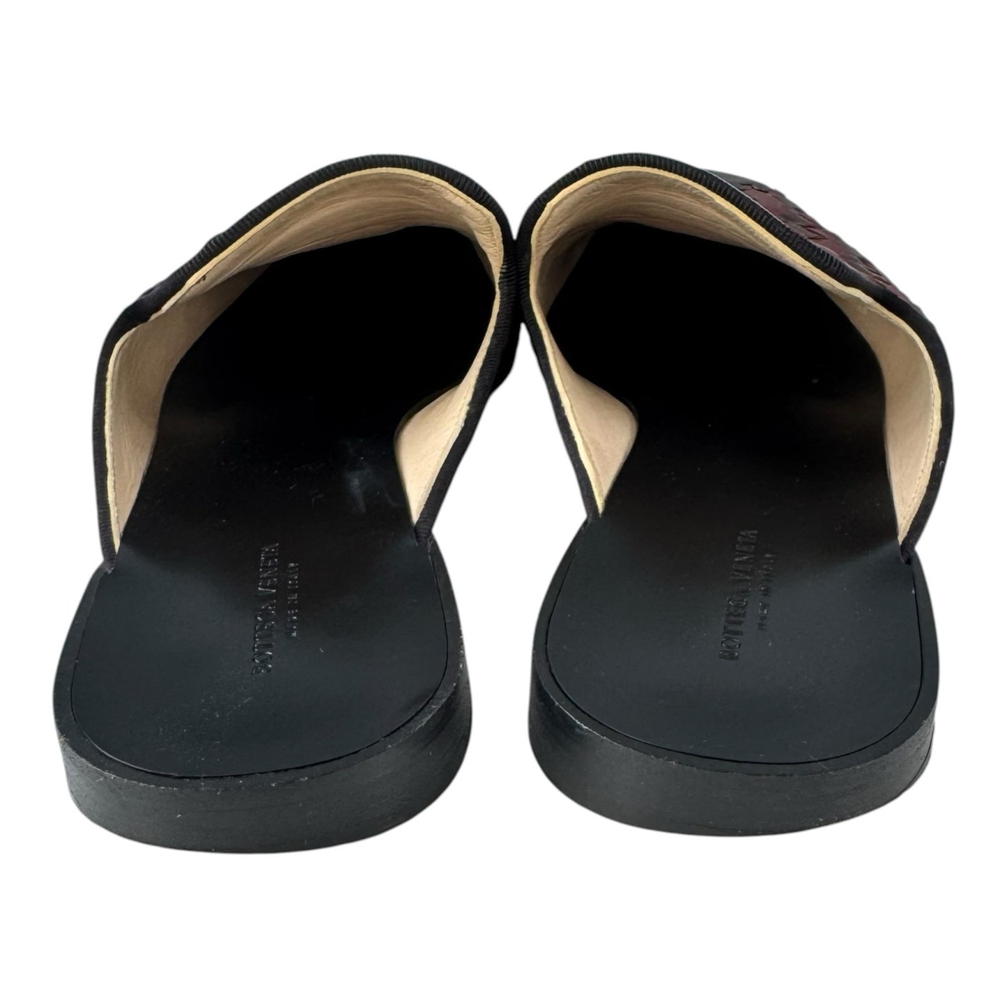 Bottega Veneta Studded Intrecciato Leather Mules