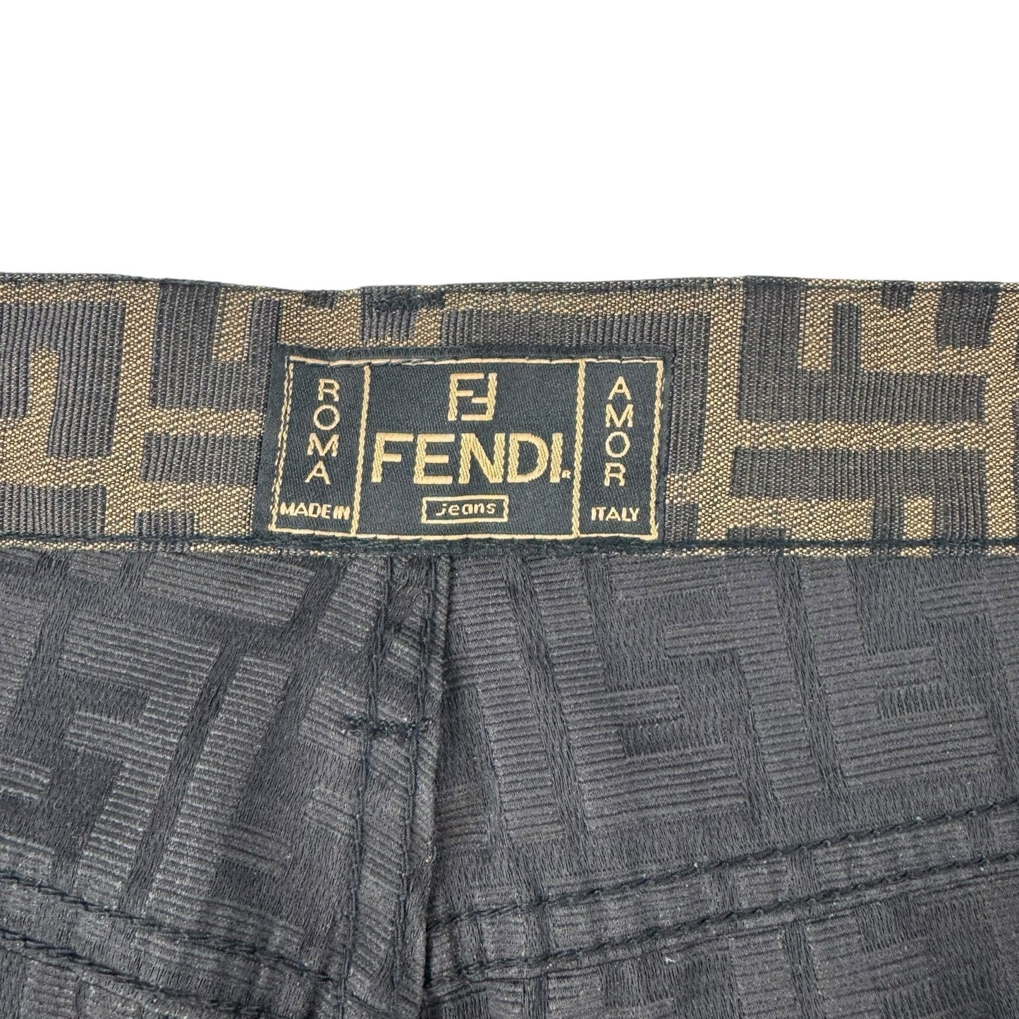 Fendi Vintage Zucca Print Pant