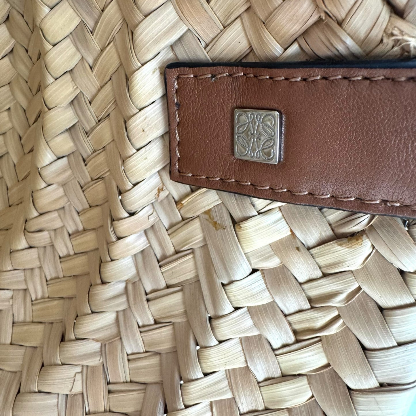 Loewe Raffia Basket Bag