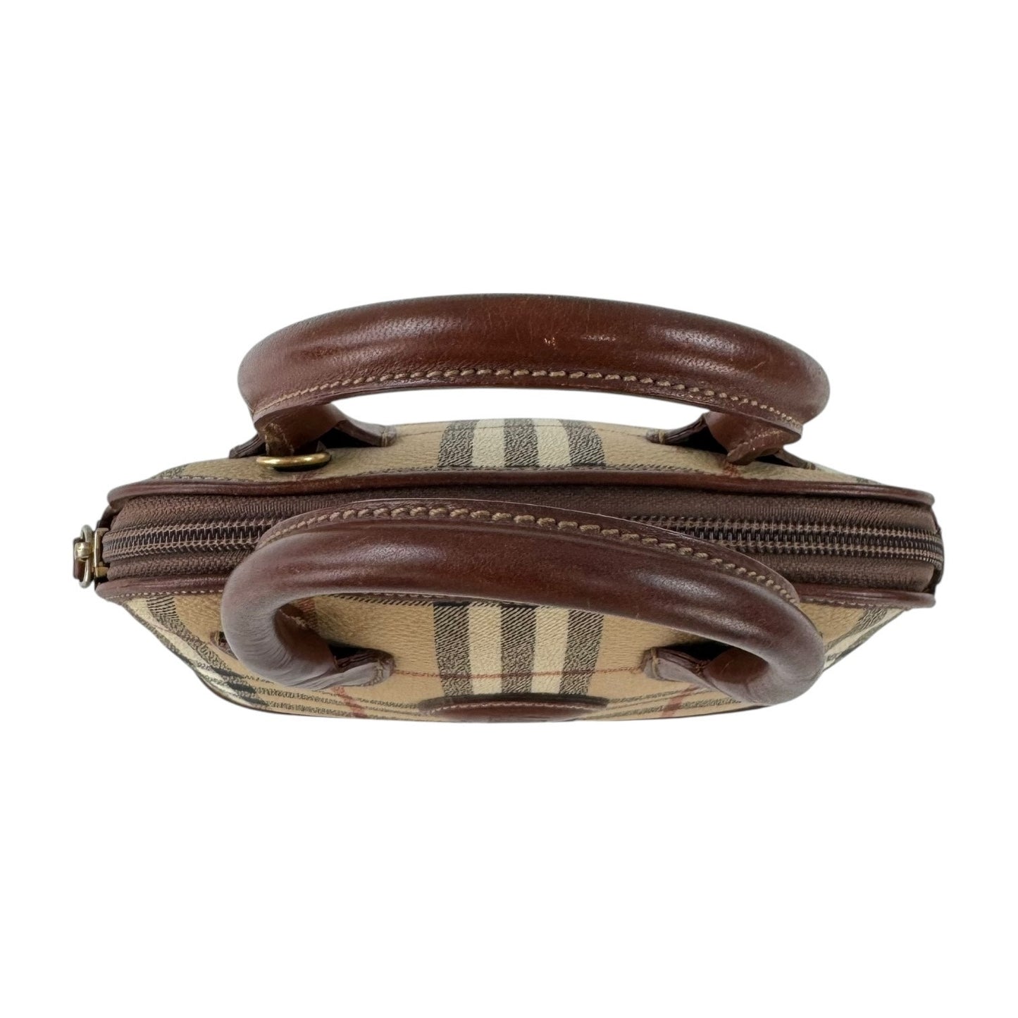 Burberry Nova Check Shadow Mini Dome Handbag