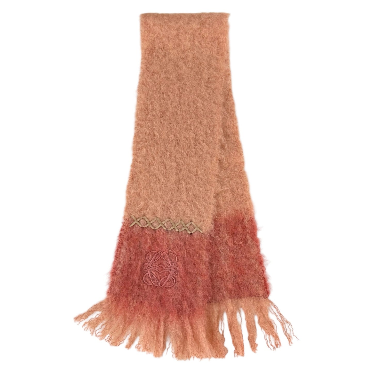 Loewe Pink Mohair Scarf