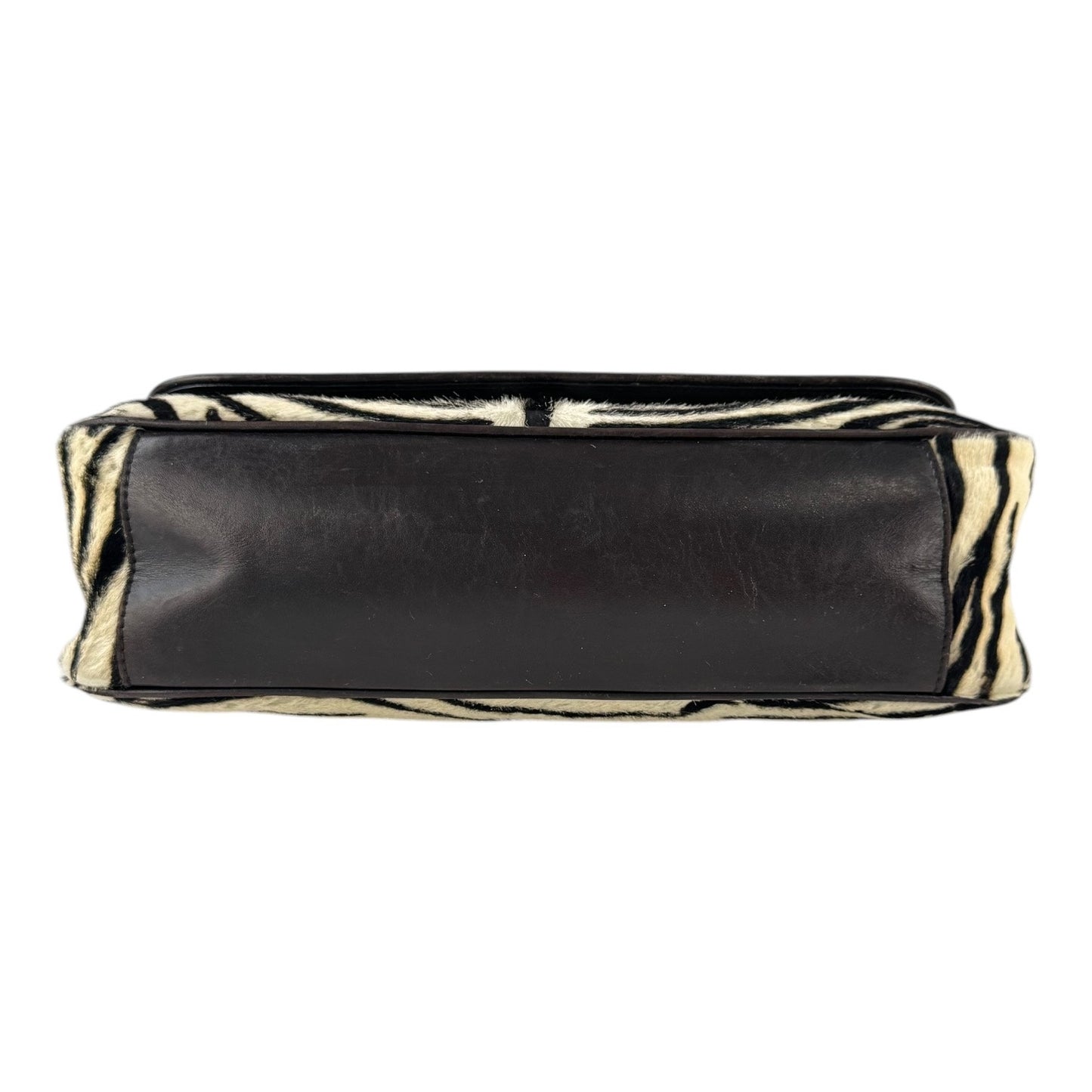 Prada Zebra Print Calf Hair Shoulder Bag
