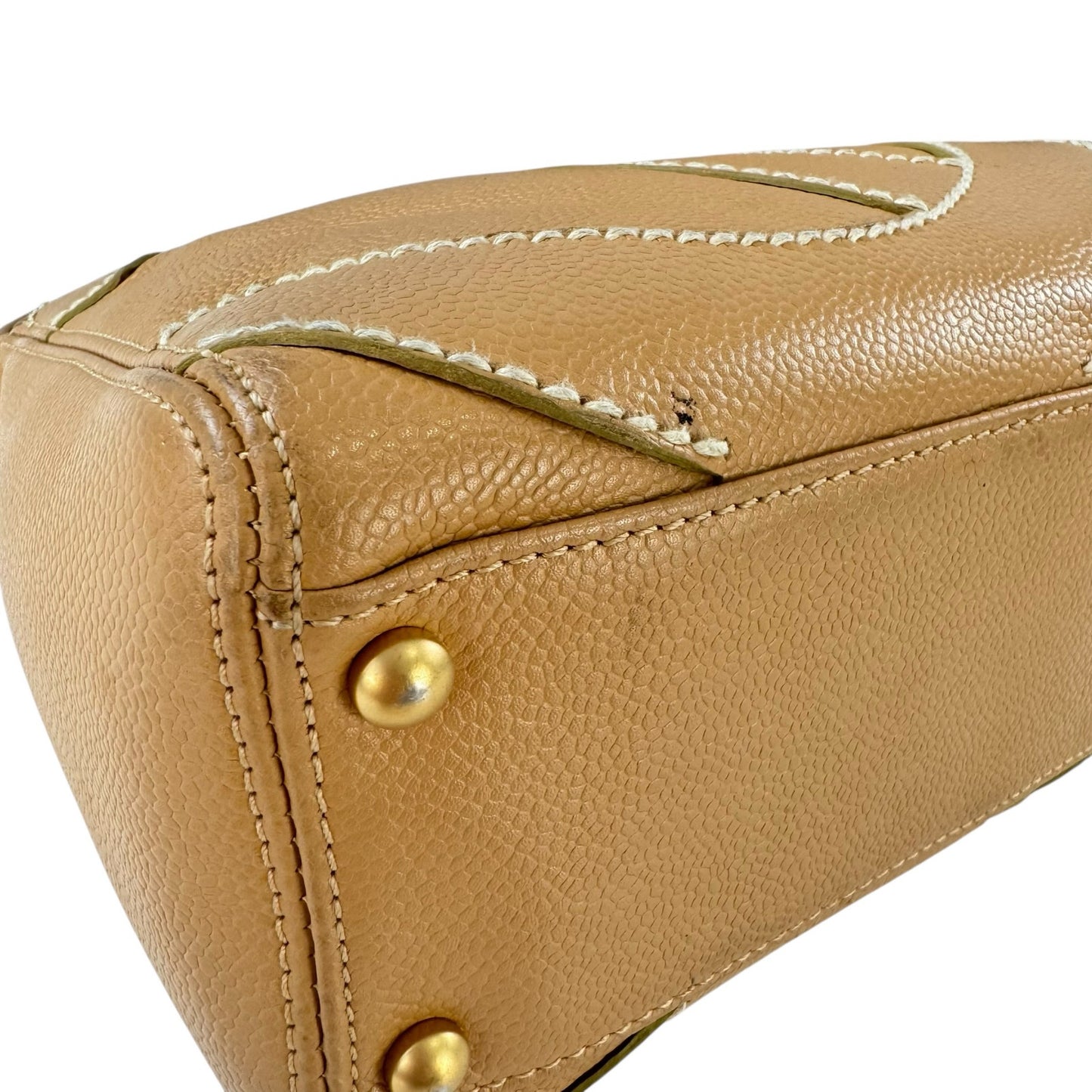 Chanel Vintage CC Stitched Shoulder Bag