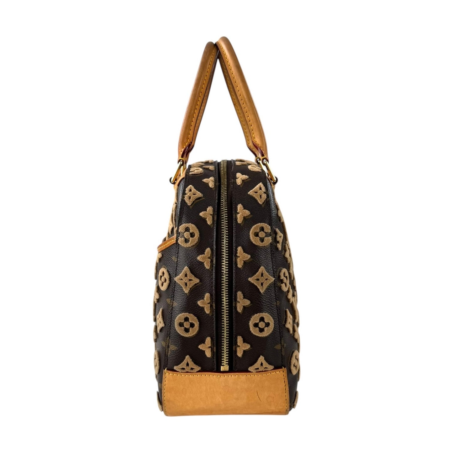 Louis Vuitton Limited Edition Monogram Tuffetage Deauville Cube Handbag