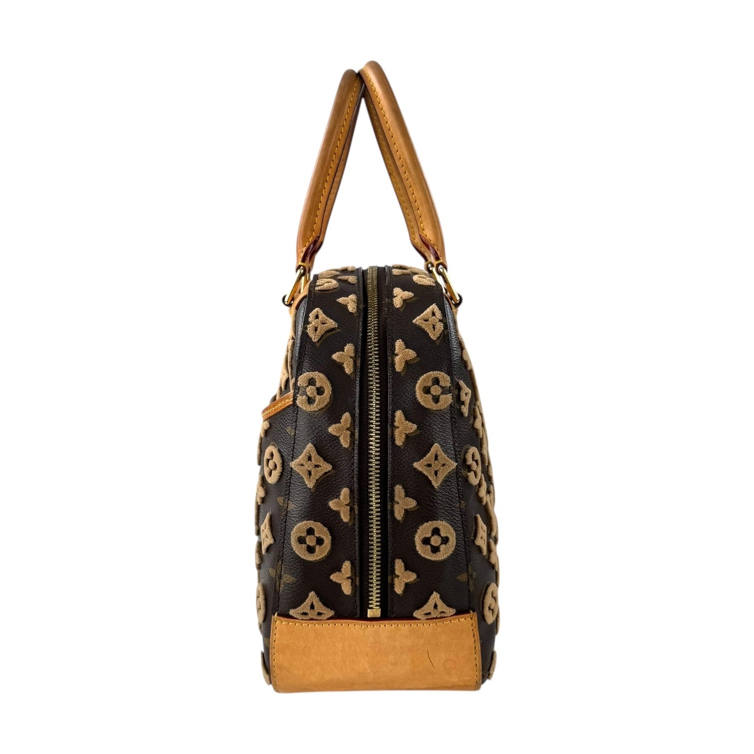 Louis Vuitton Limited Edition Monogram Tuffetage Deauville Cube Handbag