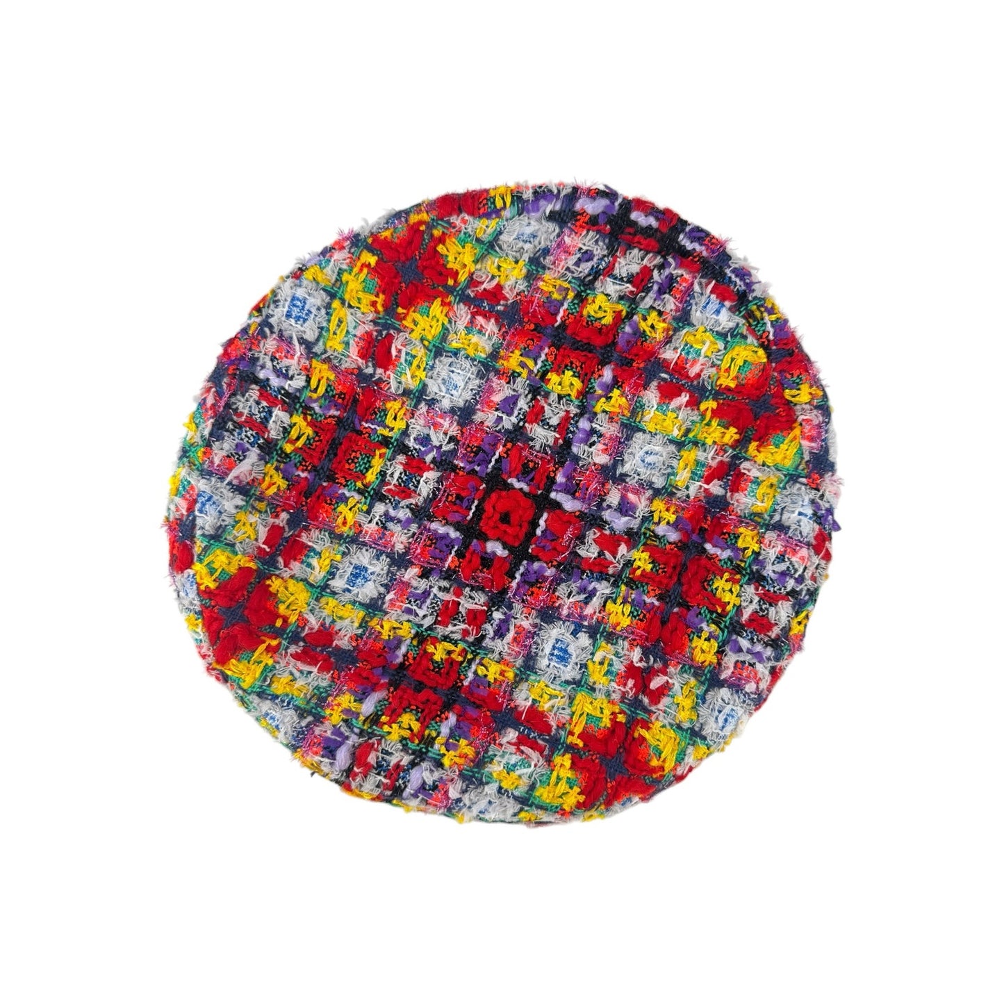 Gucci Multicolor Lame Tweed Beret