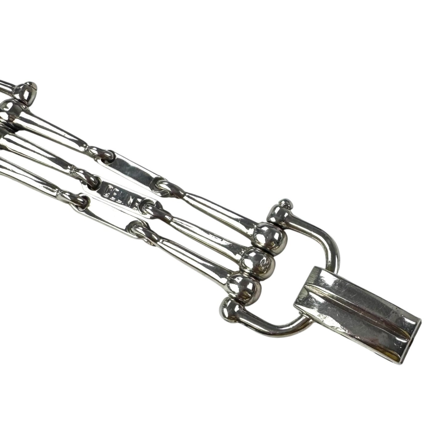 Celine Vintage Horsebit Bracelet