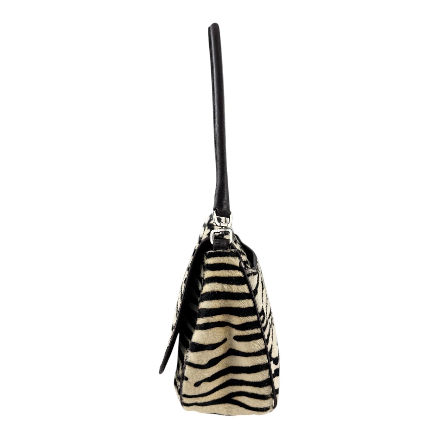 Prada Zebra Print Calf Hair Shoulder Bag