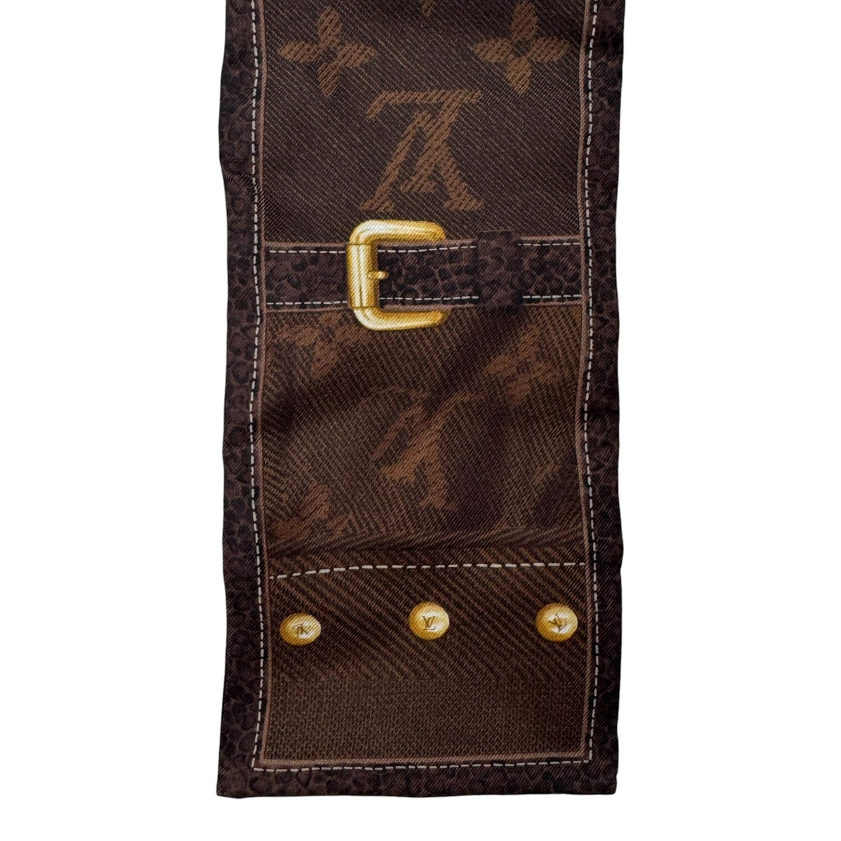 Louis Vuitton Monogram Silk Twilly