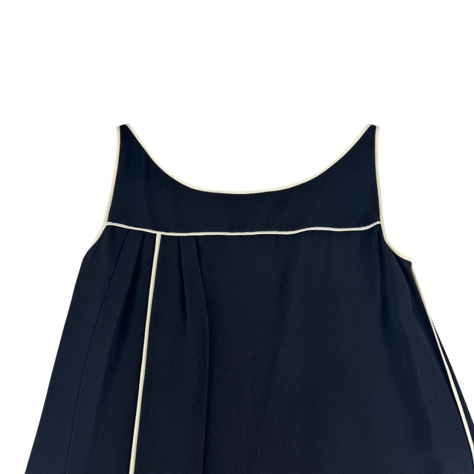 Prada Crepe Piping Dress