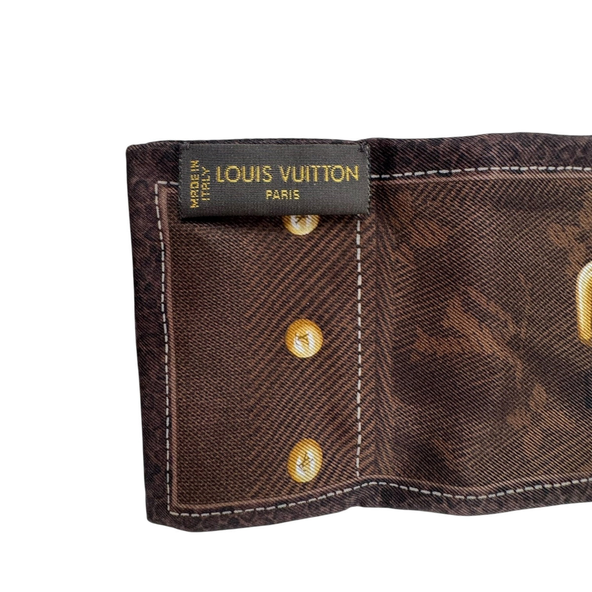 Louis Vuitton Monogram Silk Twilly