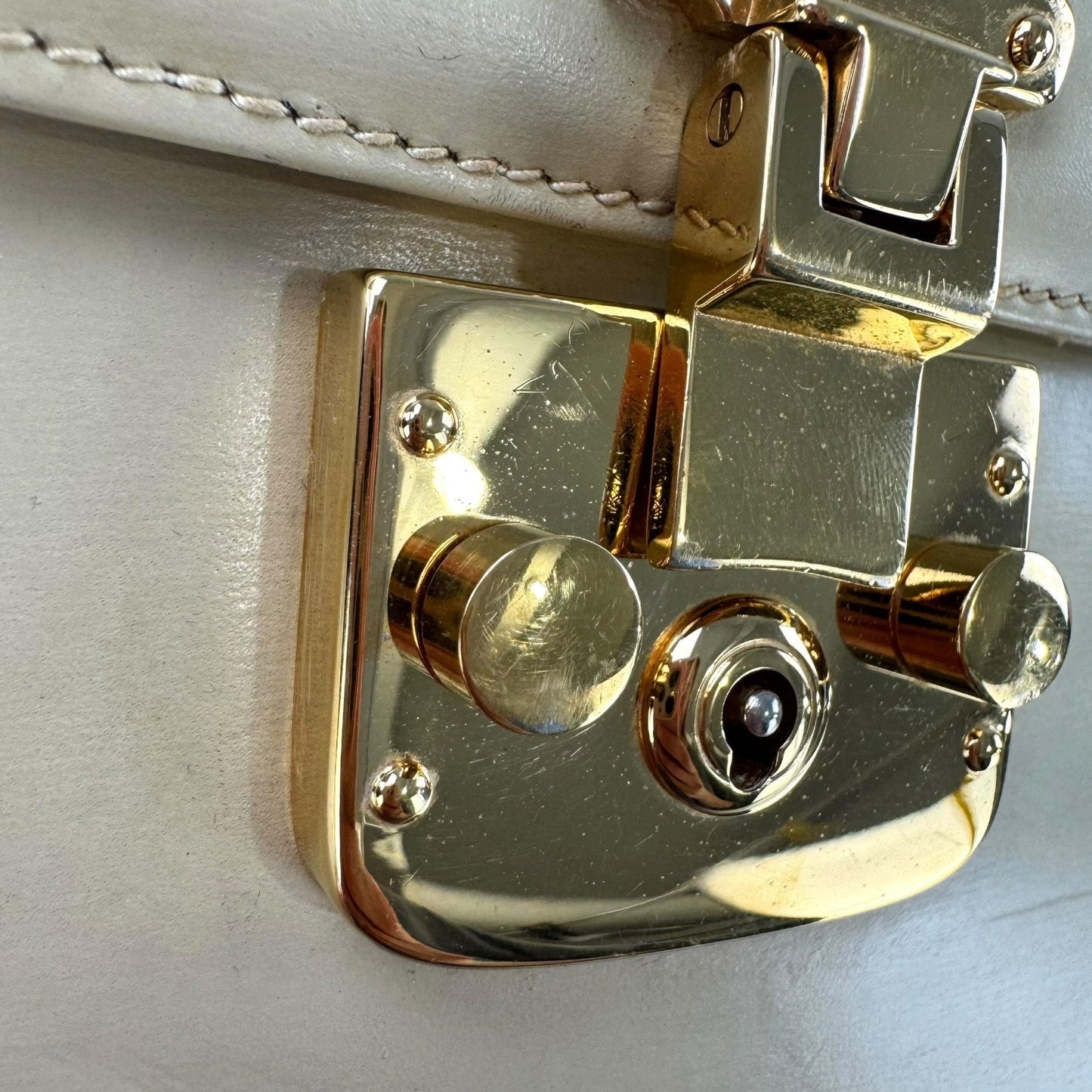 Gucci Vintage Mini Lady Lock Handbag