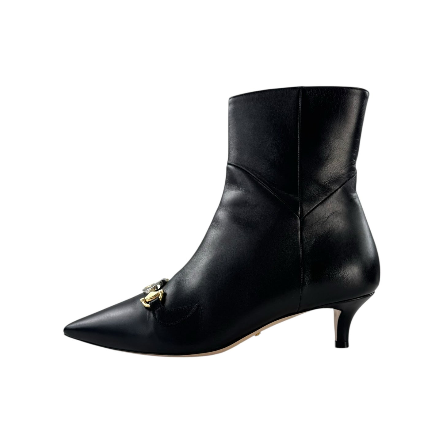 Gucci Horsebit Heeled Boots
