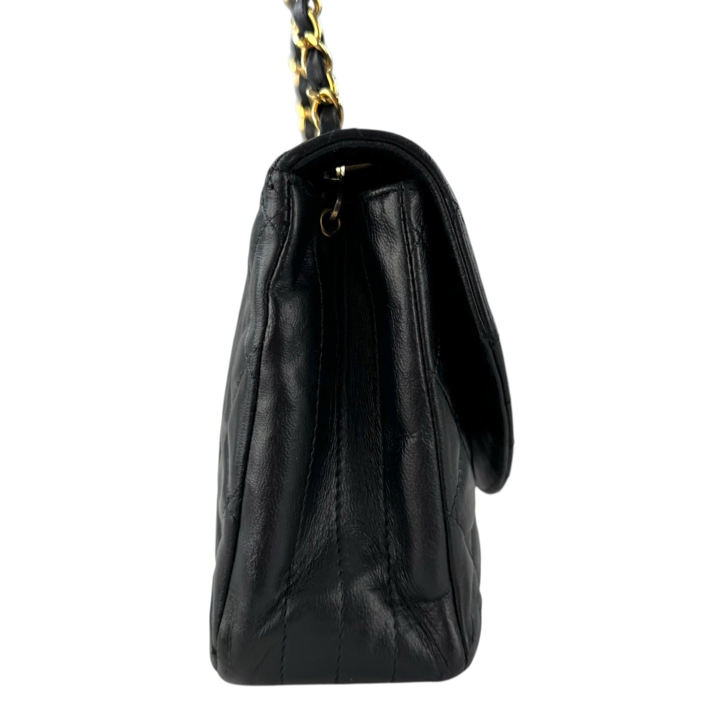 Chanel Vintage Round Flap Matelasse Shoulder Bag