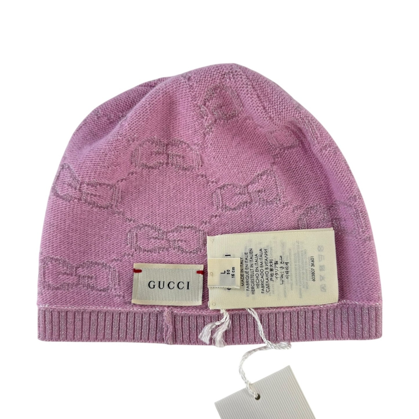 Gucci Monogram Pink Kid’s Beanie