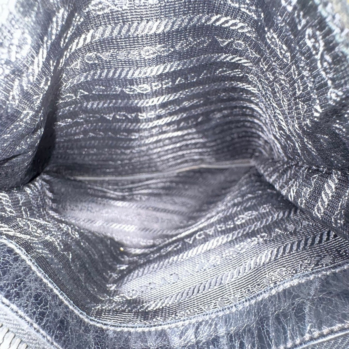 Prada Leather Skull Tote Bag
