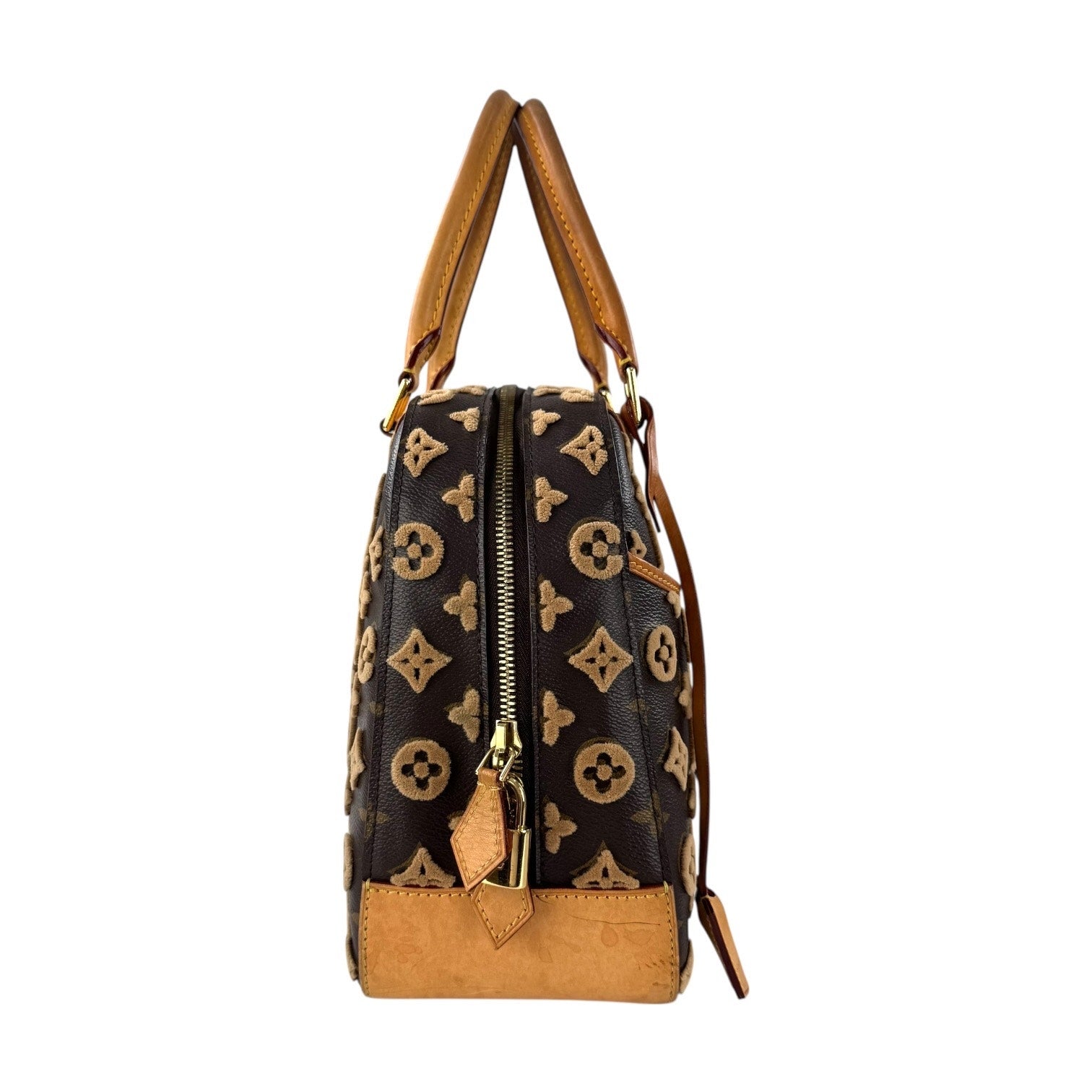 Louis Vuitton Limited Edition Monogram Tuffetage Deauville Cube Handbag
