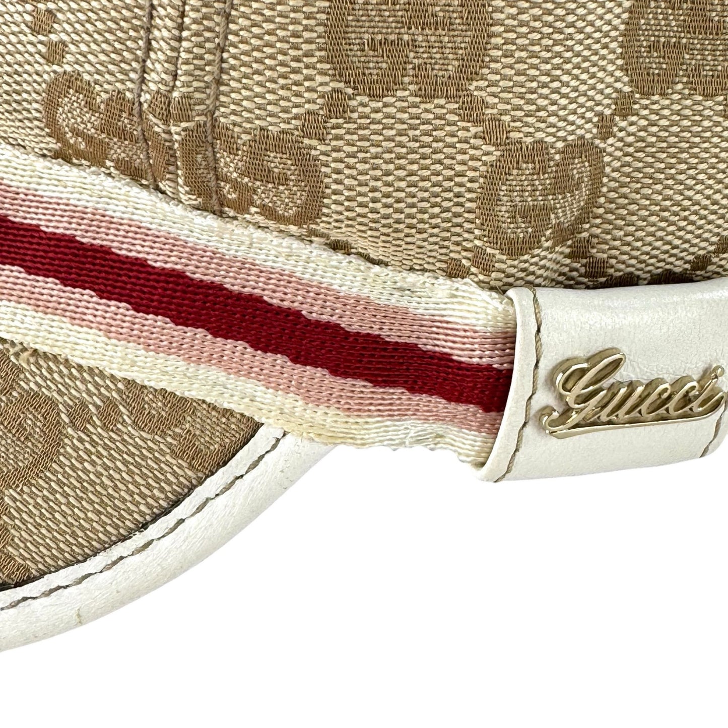 Gucci Monogram Pink Sherry Line Kid’s Baseball Cap